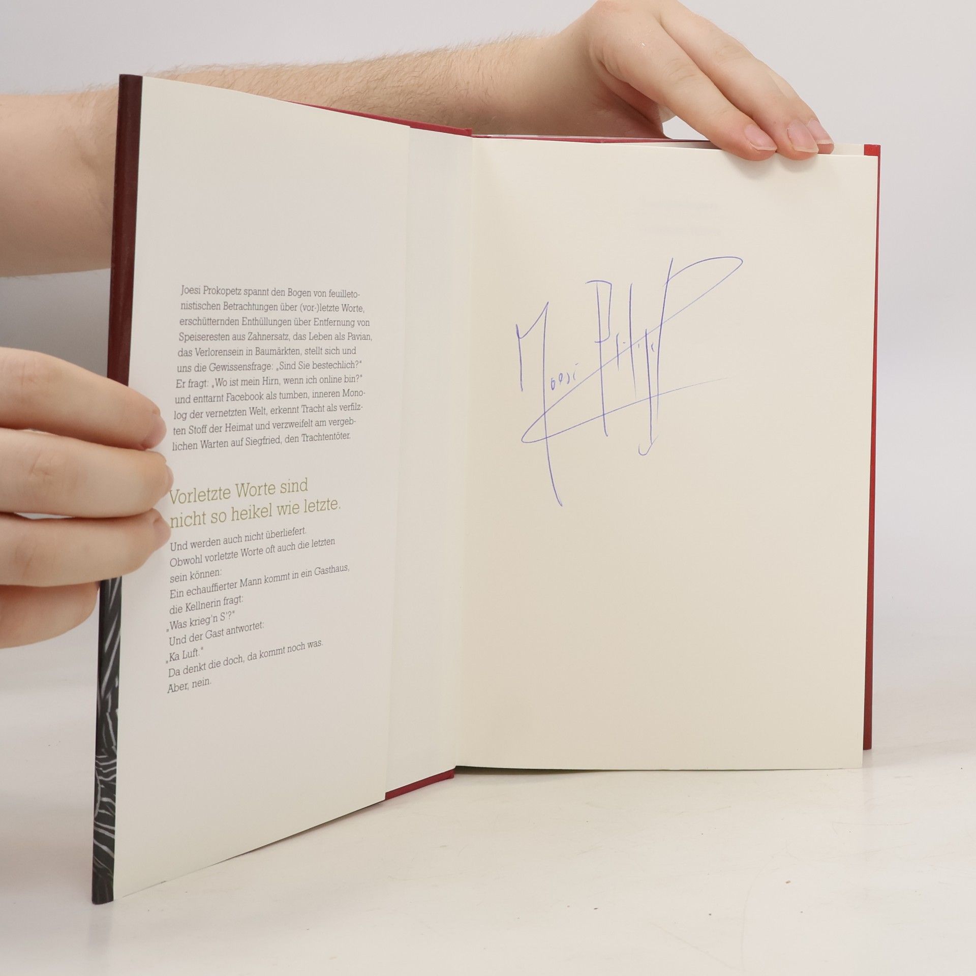 Joesi Prokopetz Vorletzte Worte