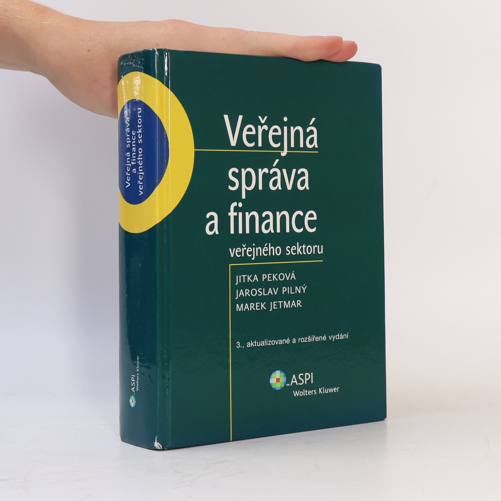Jaroslav Pilný Veřejná správa a finance veřejného sektoru