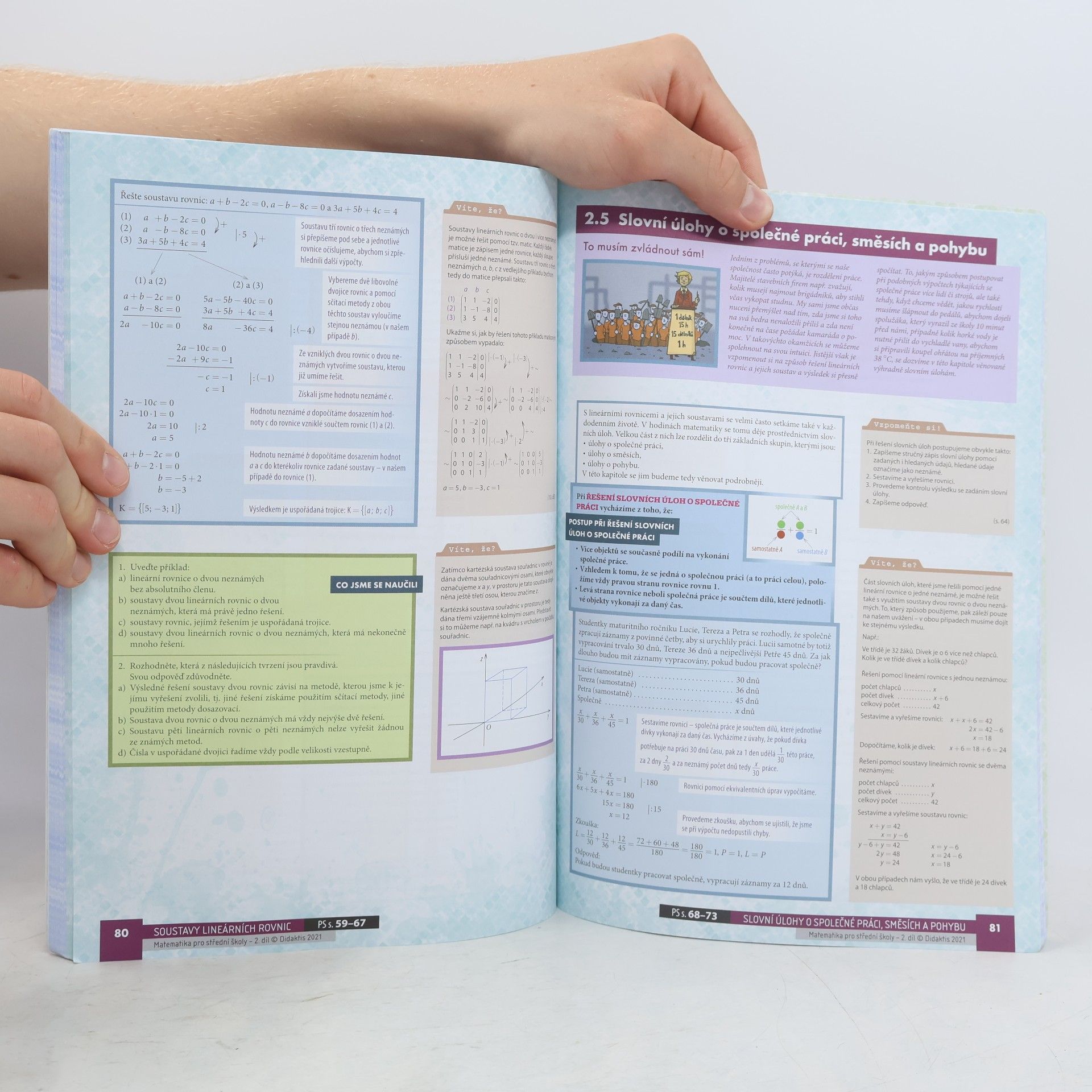 Kolektív autorov Matematika pro střední školy - 2. díl: Výrazy, rovnice, nerovnice