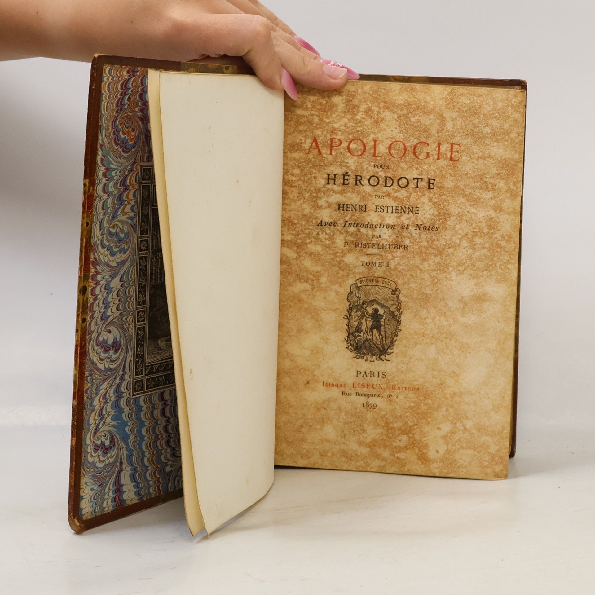 Henri Estienne Apologie pour Hérodote. Tome I