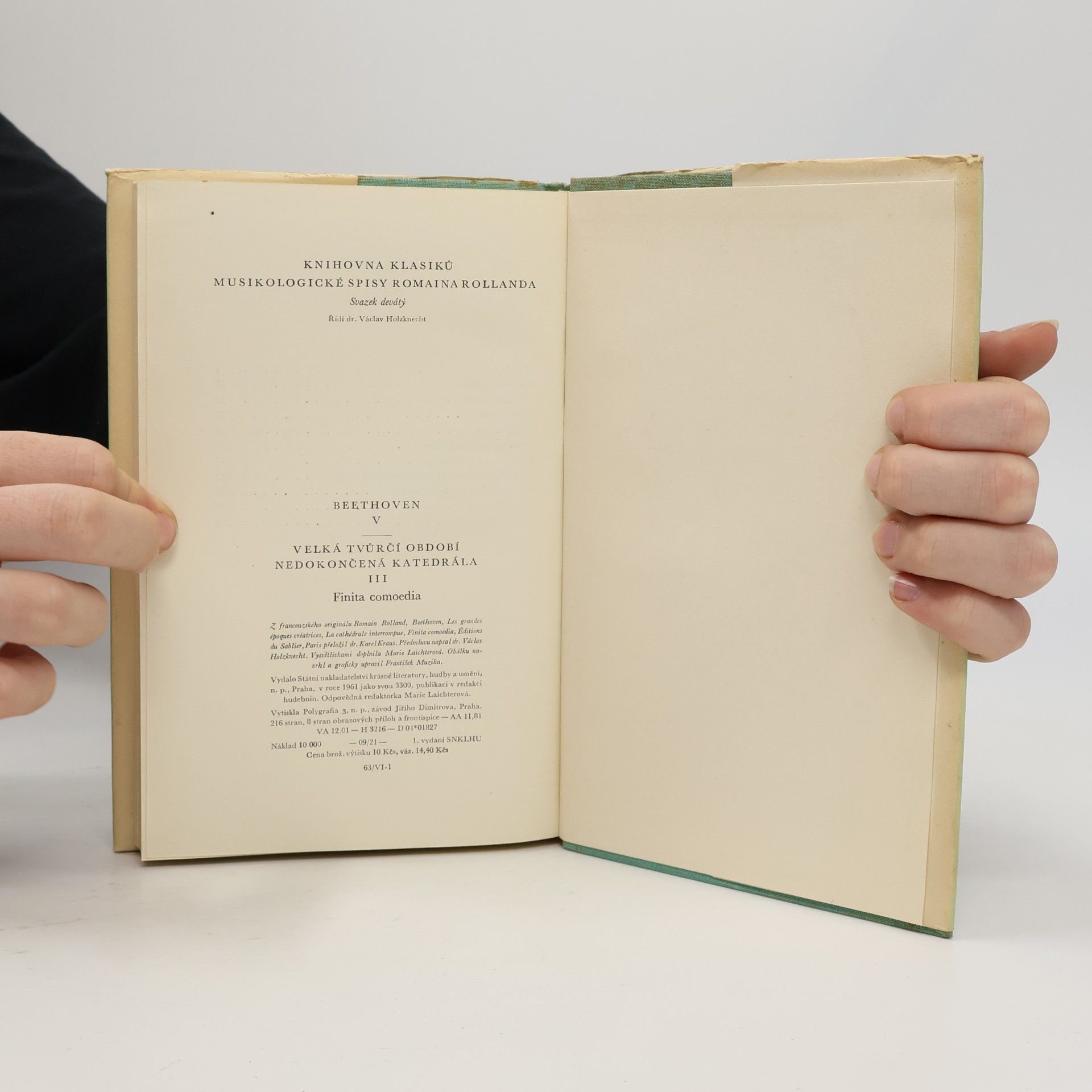 Romain Rolland Beethoven V. Velká tvůrčí období. Nedokončená katedrála III. Finita comedia