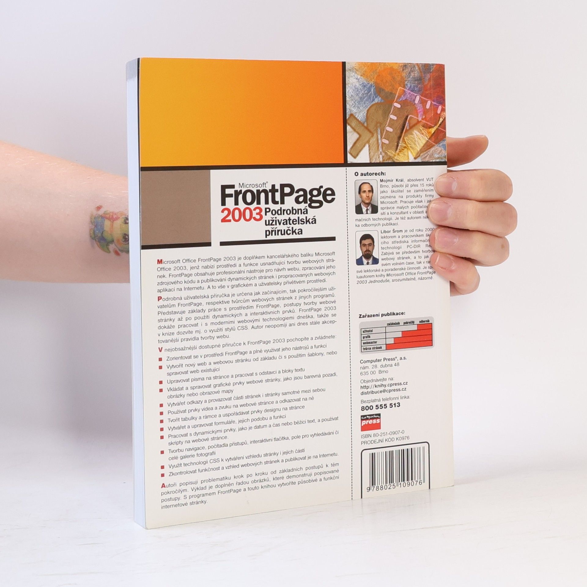 Mojmír Král Microsoft Office FrontPage 2003 : podrobná uživatelská příručka