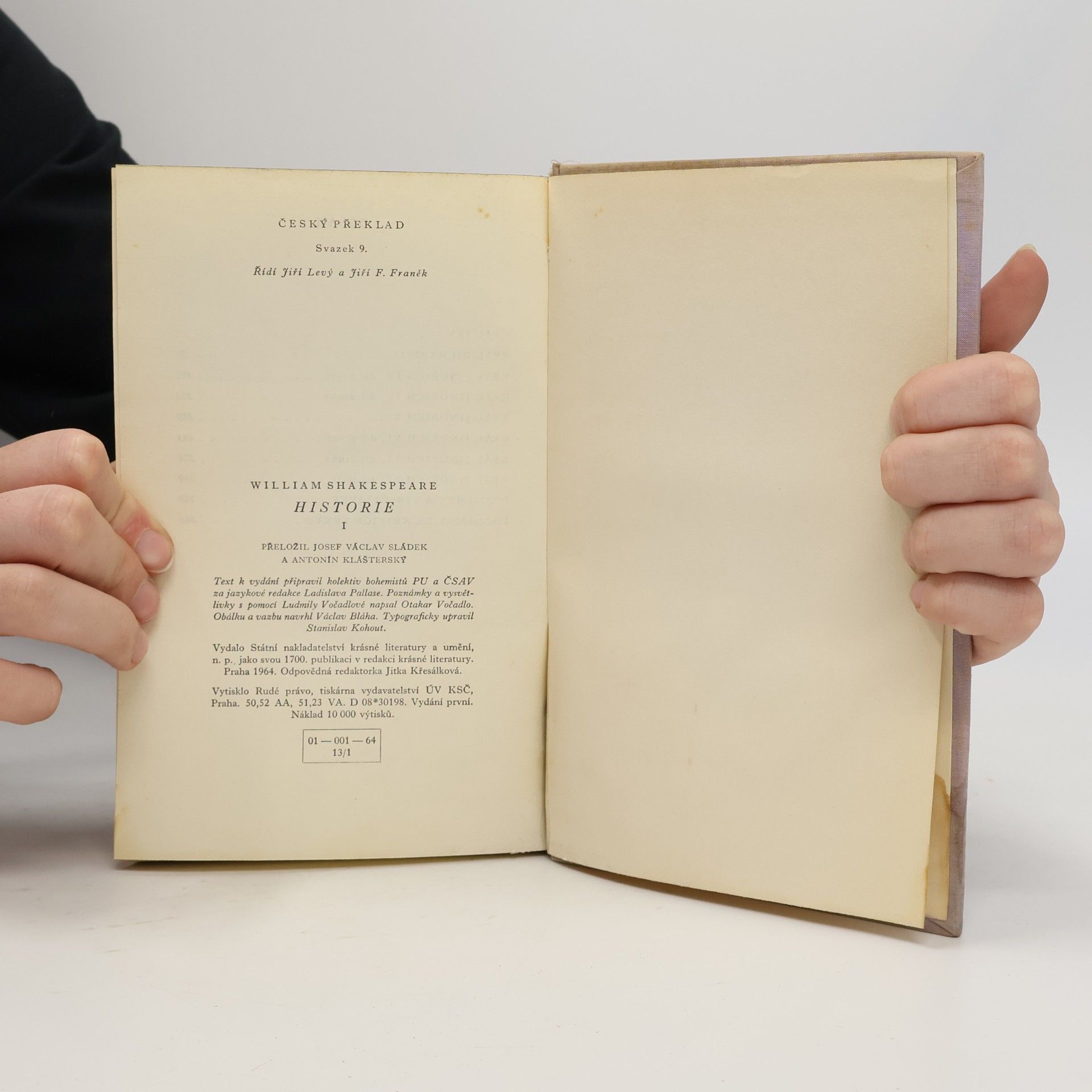 William Shakespeare Historie I
