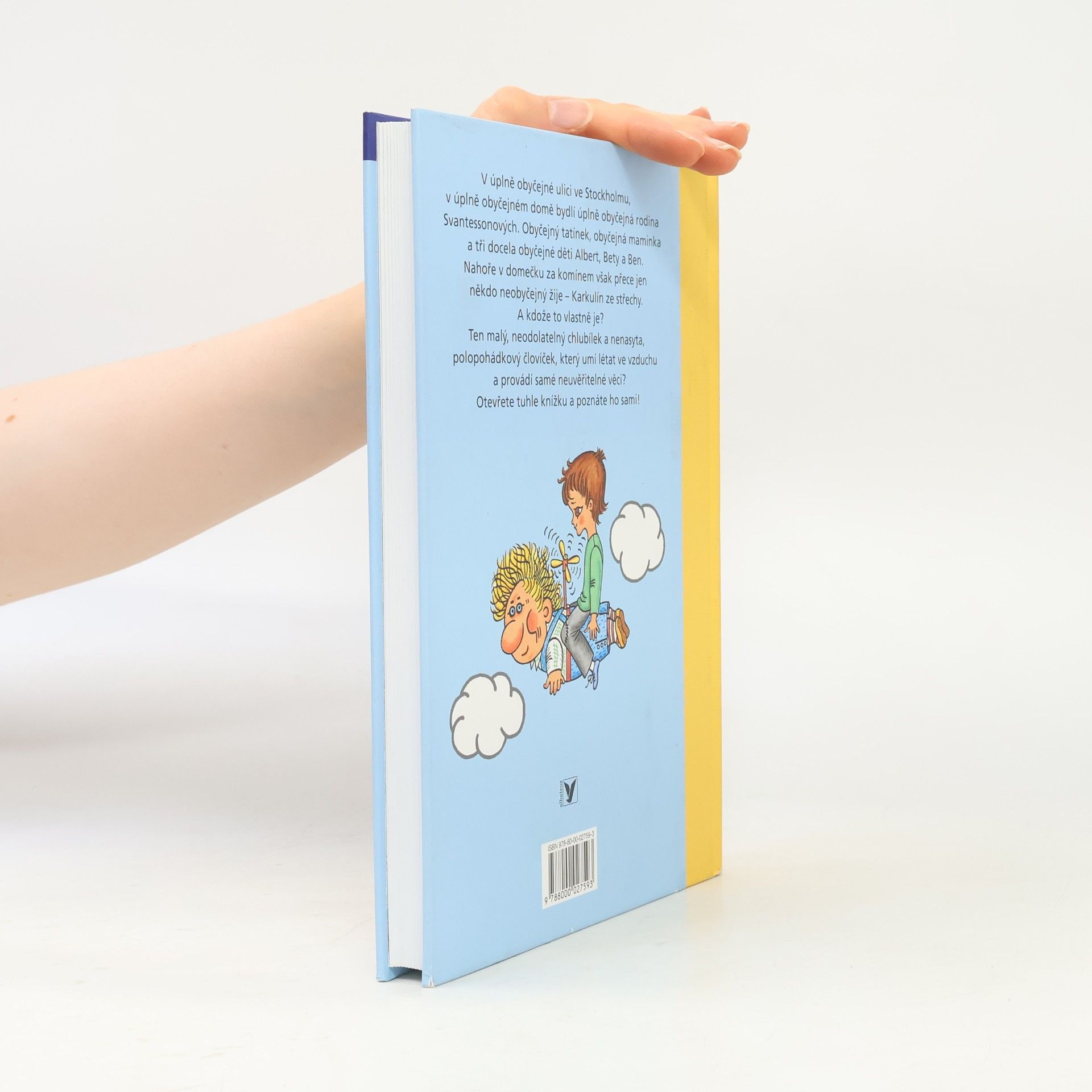 Astrid Lindgren Karkulín ze střechy