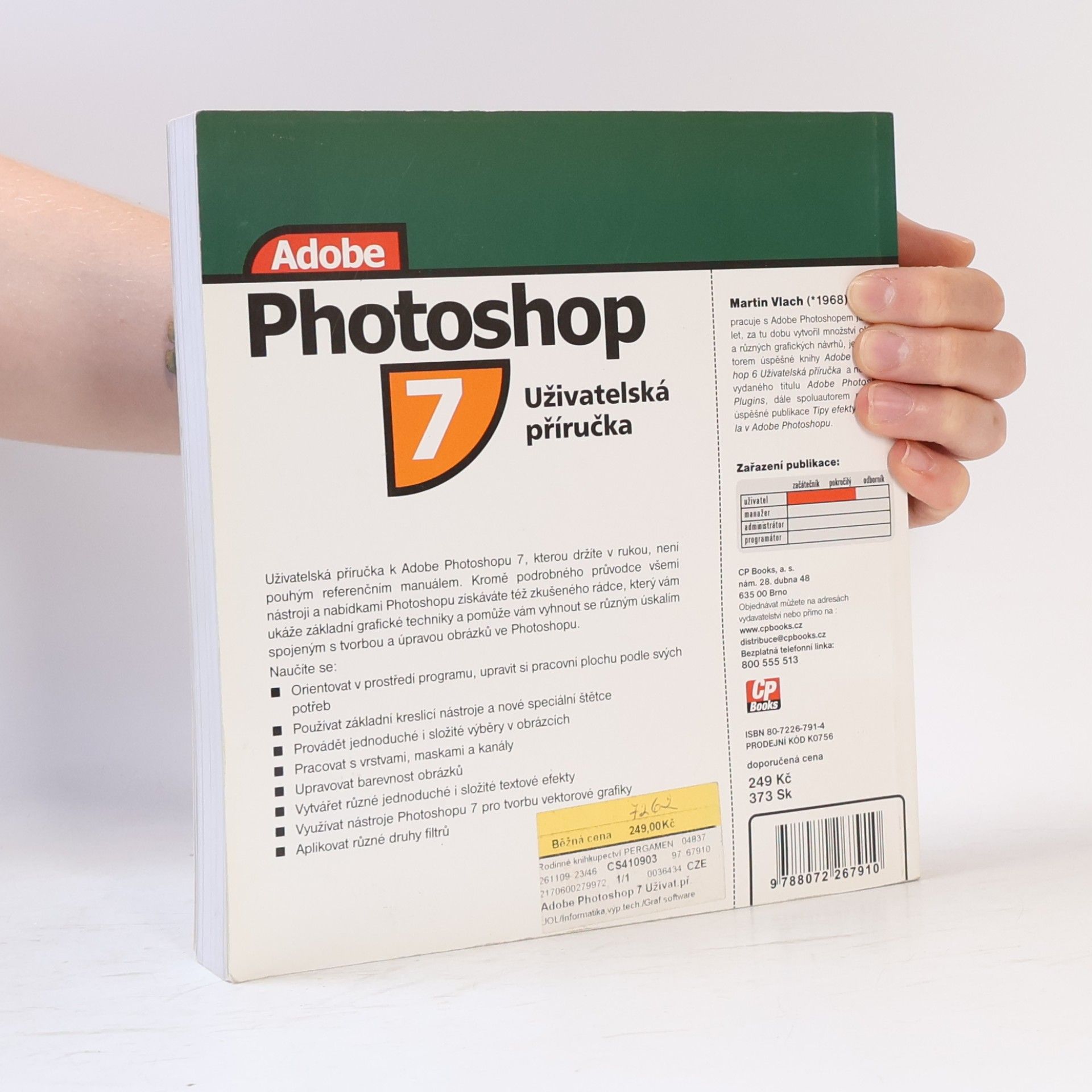 Martin Vlach Adobe Photoshop 7 : uživatelská příručka