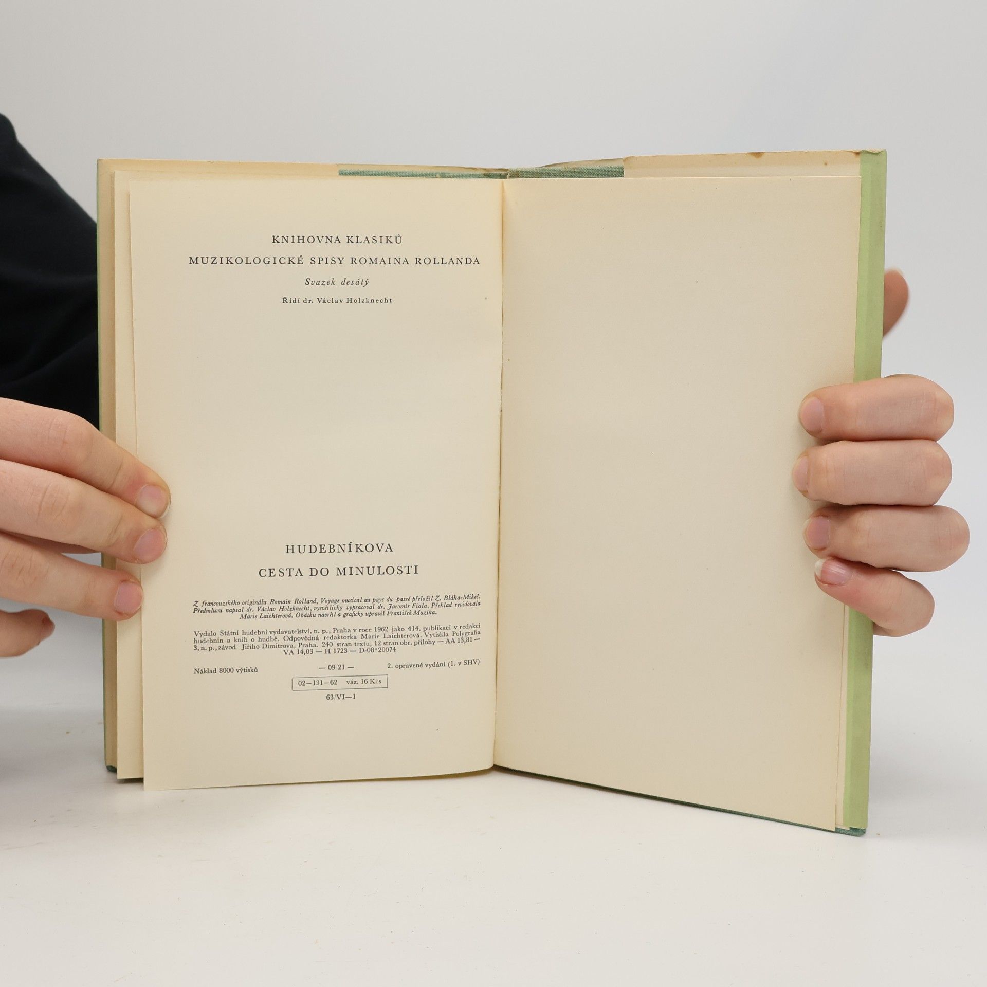 Romain Rolland Hudebníkova cesta do minulosti