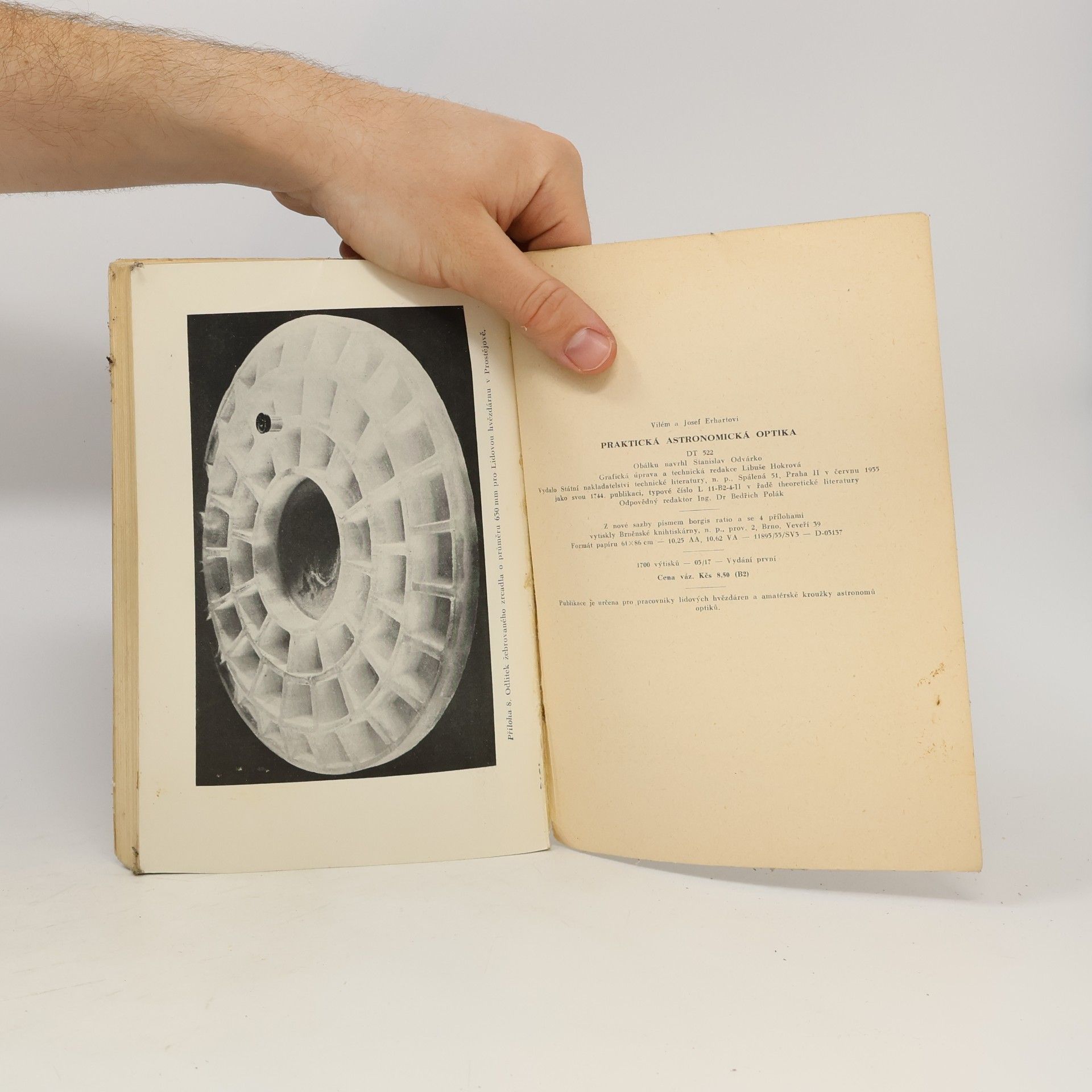 Vilém Erhart Praktická astronomická optika