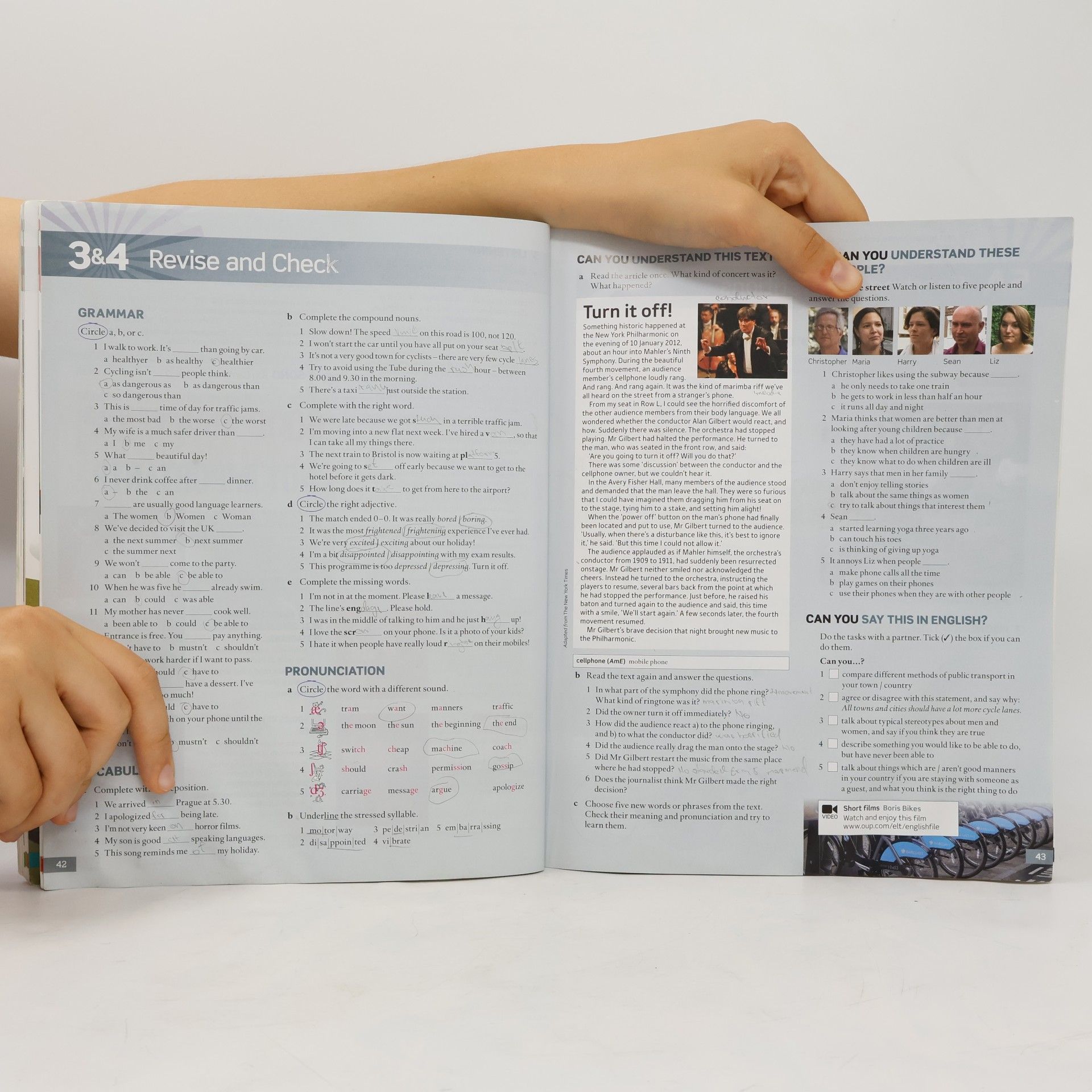 Jane Hudson English file. Intermediate student's book A. Workbook A