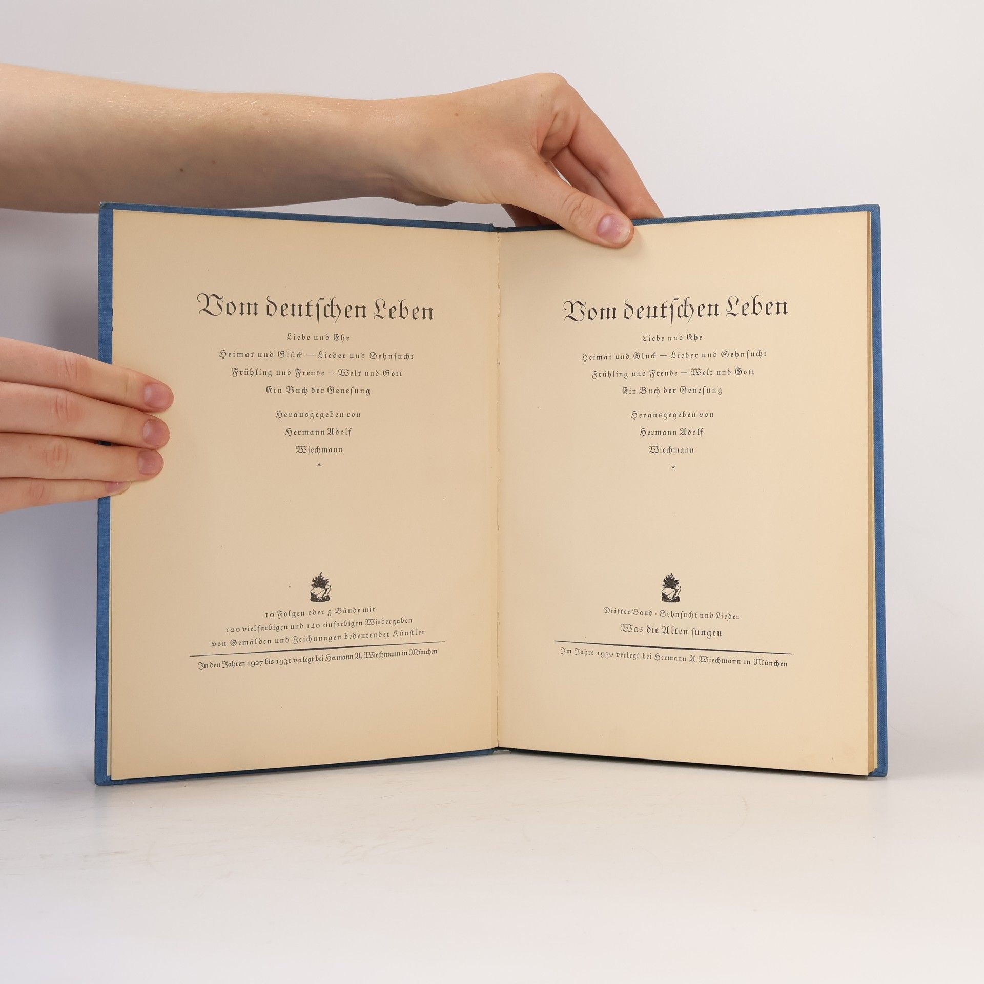 Various authors Vom deutschen Leben 3. Trante Lieder und Gesänge