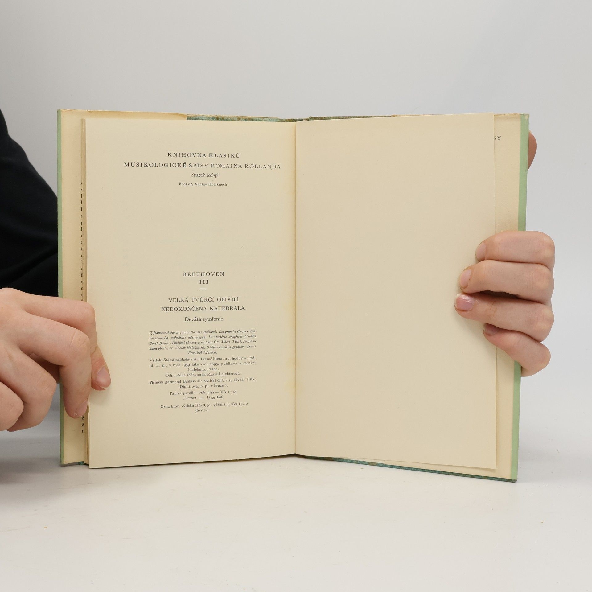 Romain Rolland Beethoven III. Velká tvůrčí období. Nedokončená katedrála
