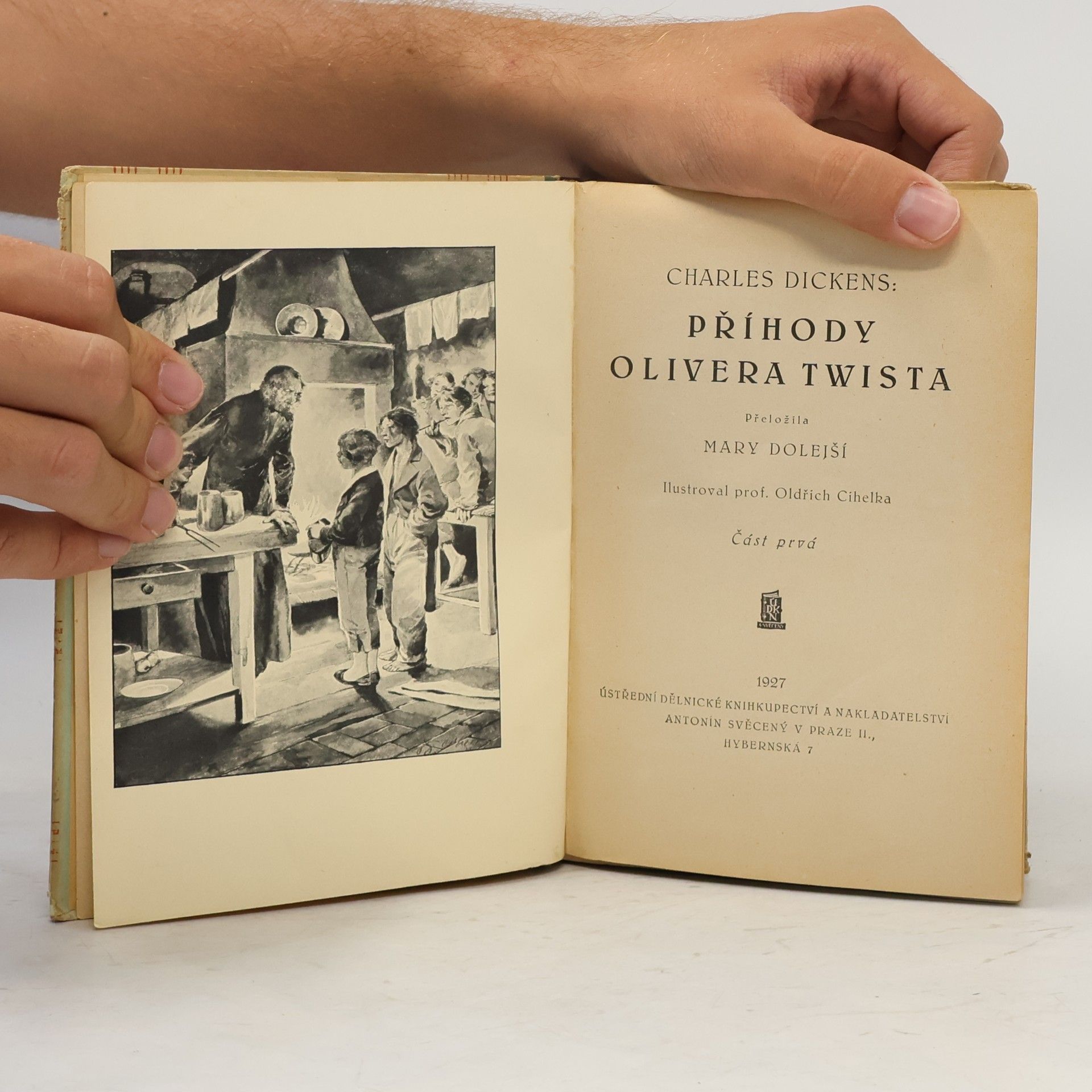 Charles Dickens Příhody Olivera Twista 1