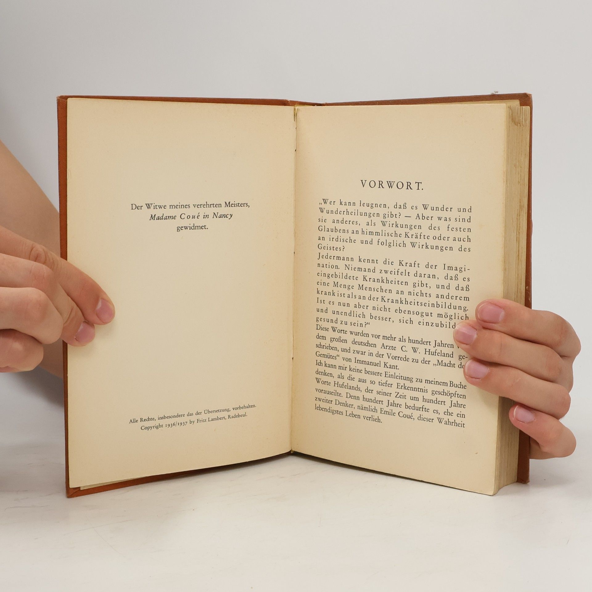 Fritz Lambert Autosuggestive Krankheitsbekämpfung