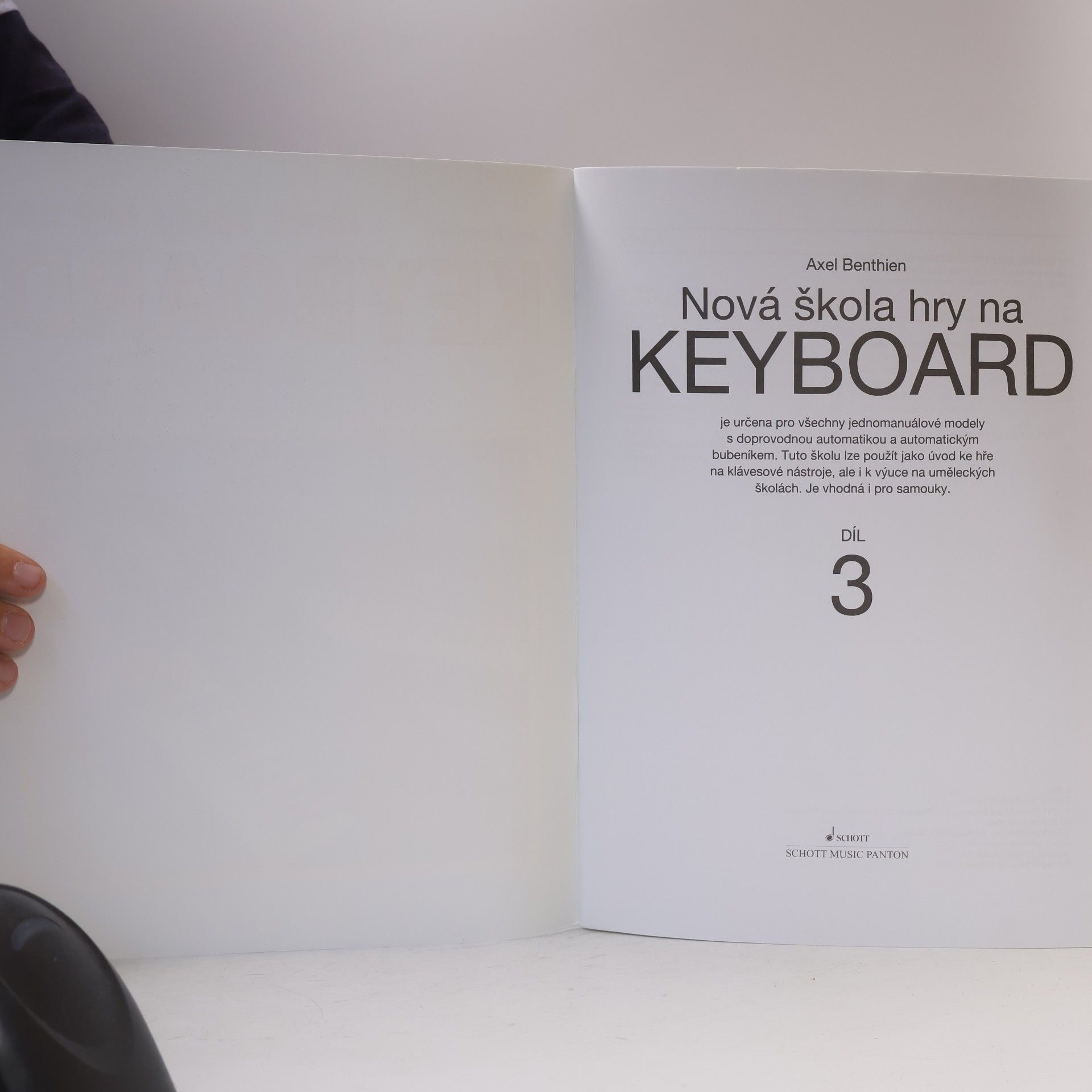 Axel Benthien Nová škola hry na Keyboard