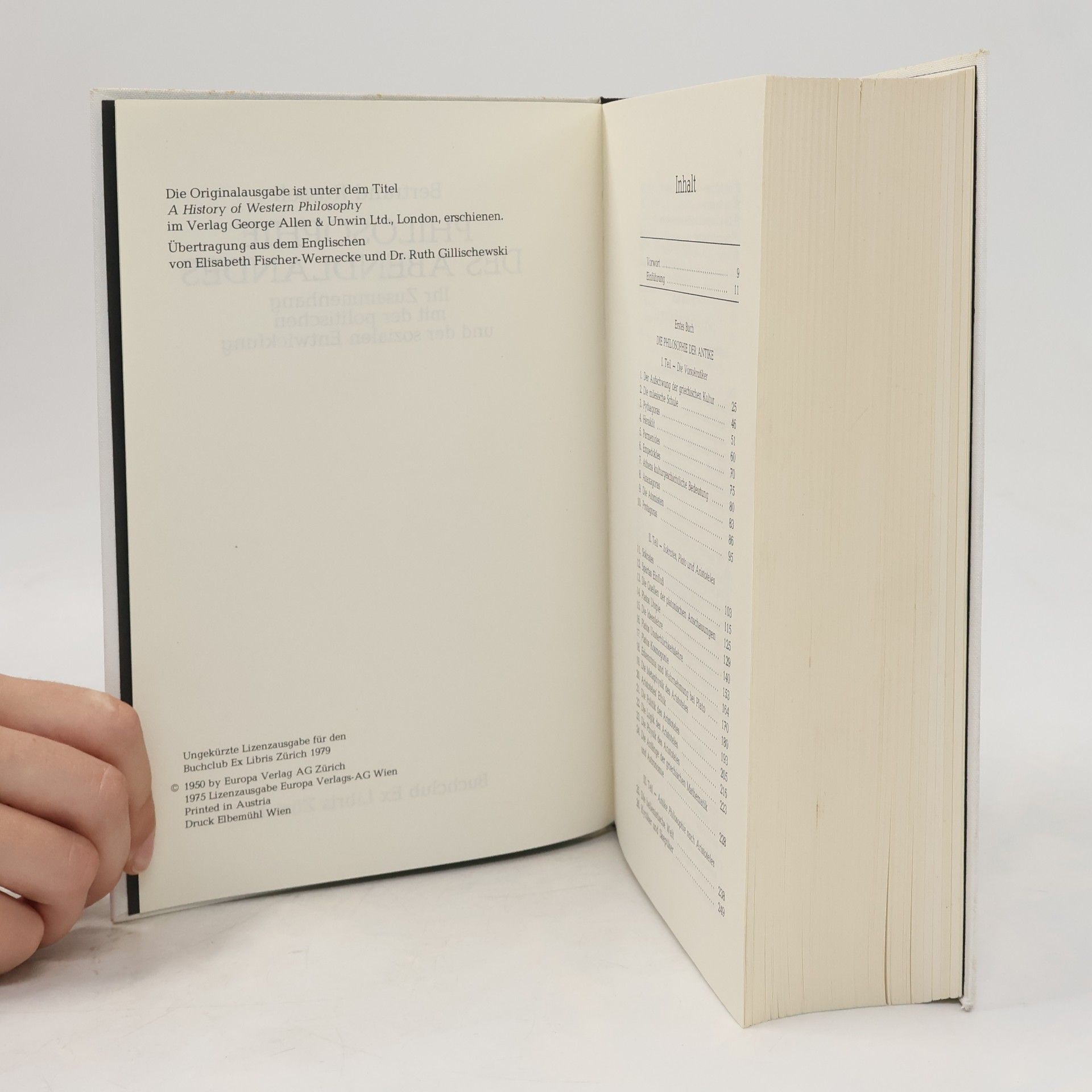 Bertrand Russell Philosophie des Abendlandes
