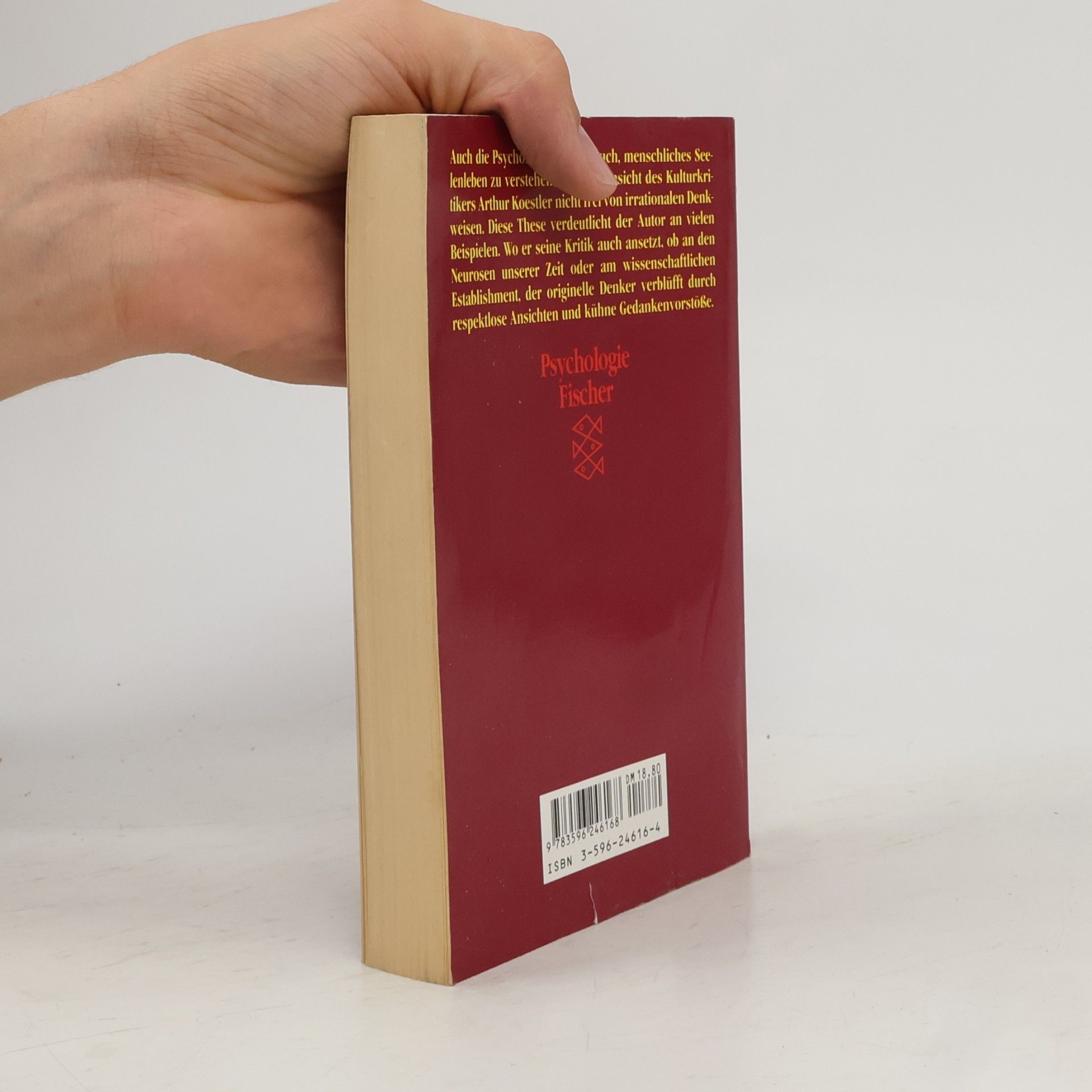Arthur Koestler Die Armut der Psychologie