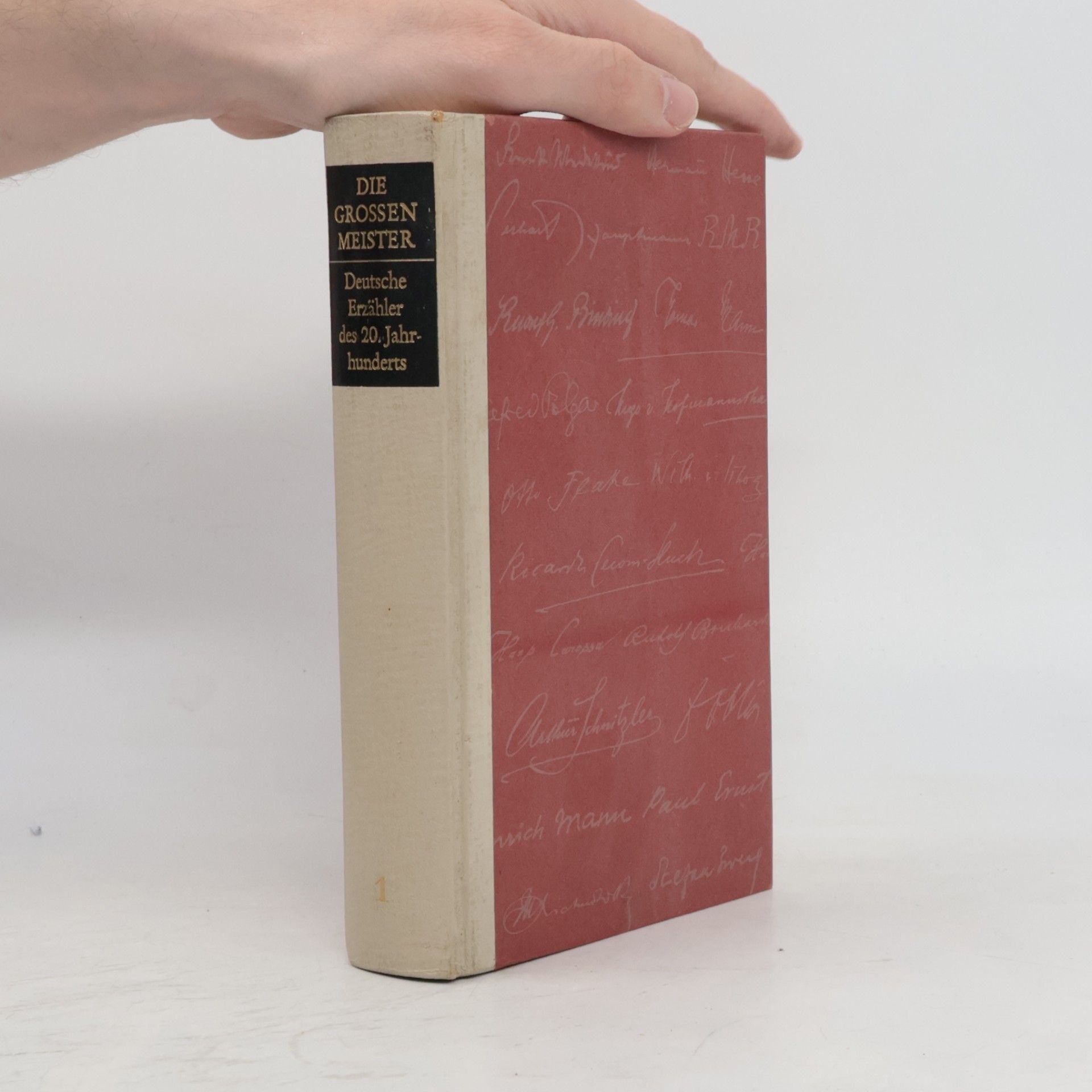 Various authors Die Grossen Meister I. Deutsche Erzähler des 20. Jahrhunderts