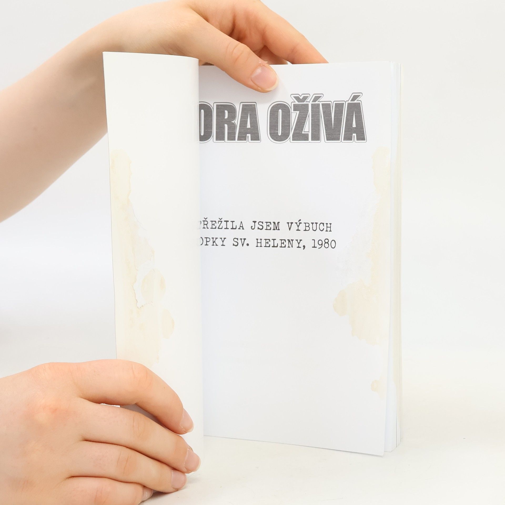 Lauren Tarshis Hora ožívá. Přežila jsem výbuch sopky Sv. Heleny, 1980