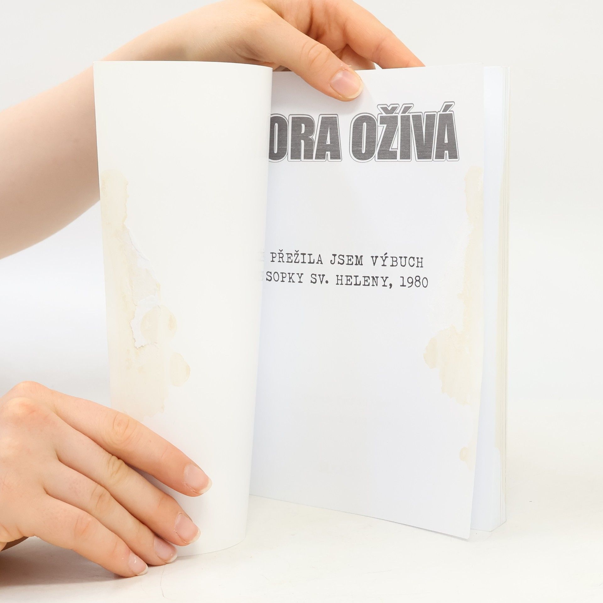 Lauren Tarshis Hora ožívá. Přežila jsem výbuch sopky Sv. Heleny, 1980