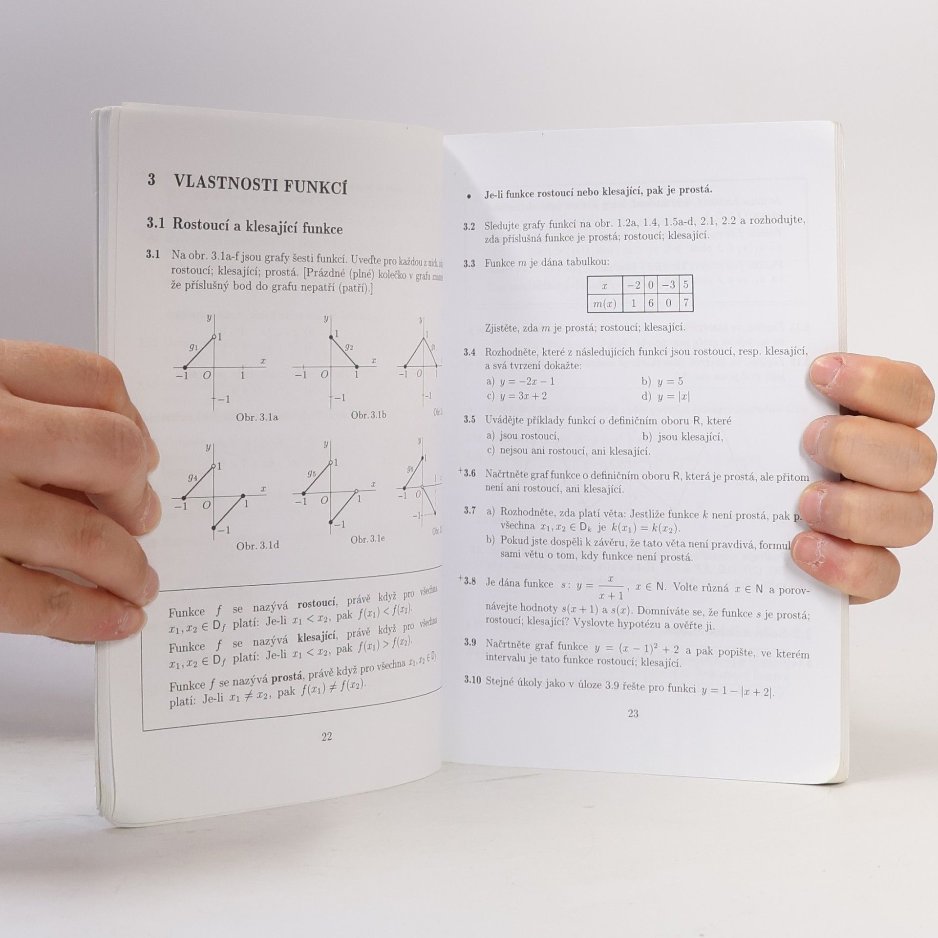 Oldřich Odvárko Sbírka úloh z matematiky pro gymnázia. Funkce