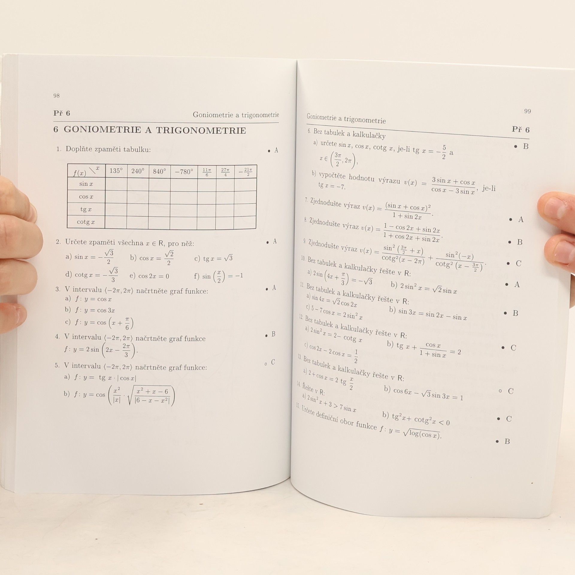 Eduard Fuchs Standardy a testové úlohy z matematiky pro čtyřletá gymnázia