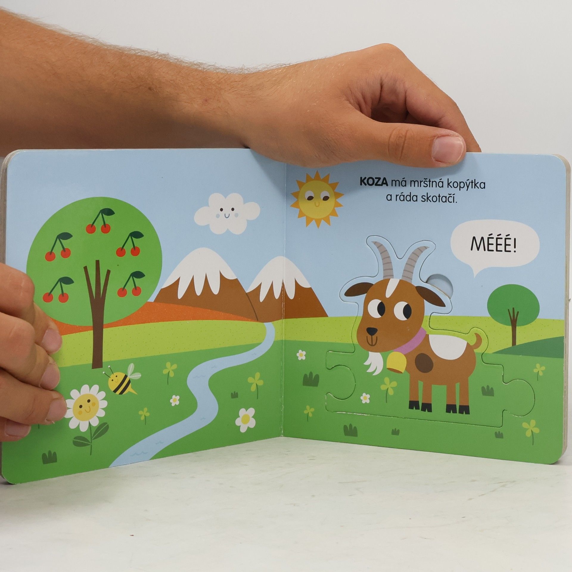 Josef Vyskočil Zvířátka na statku, kniha s puzzle