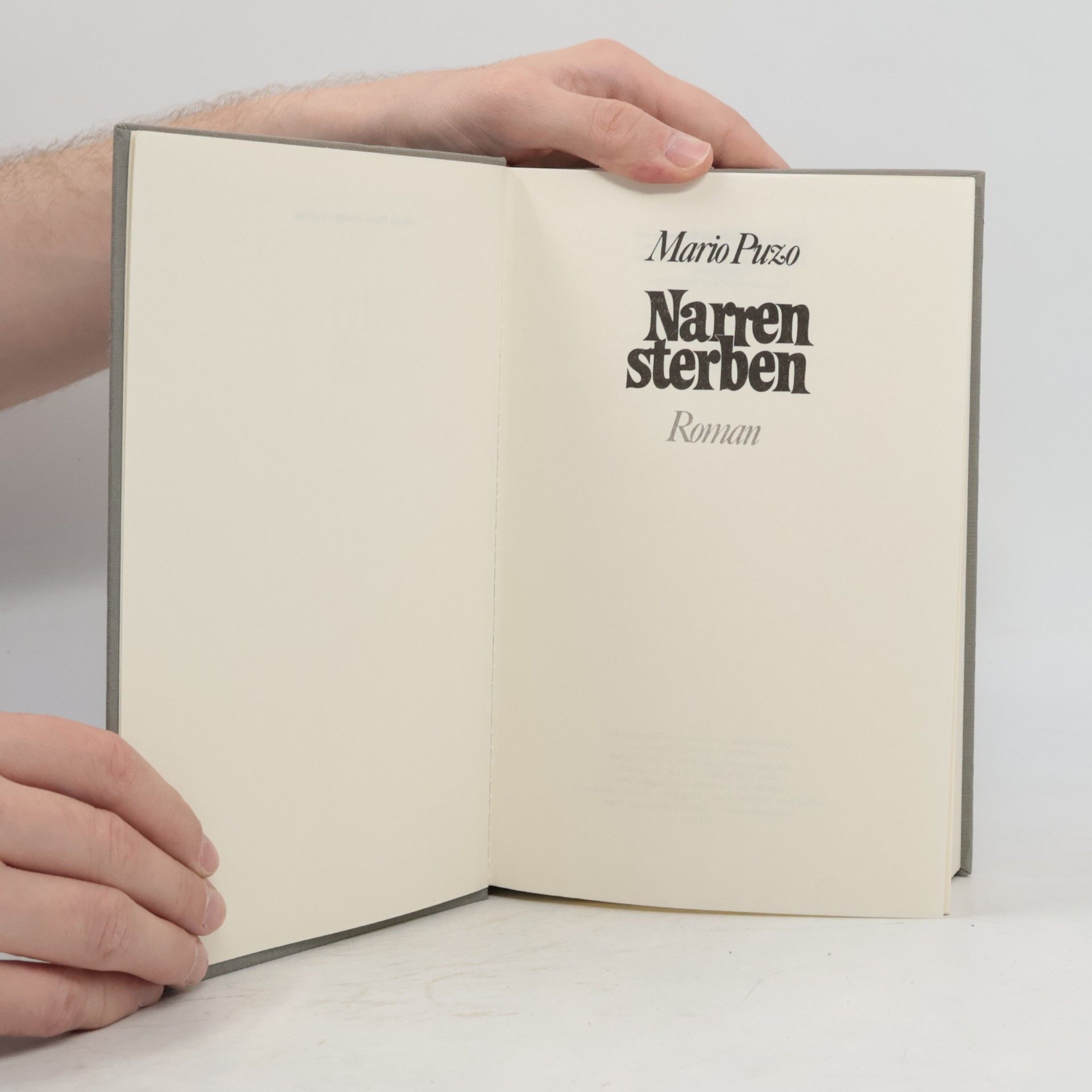 Mario Puzo Narren sterben