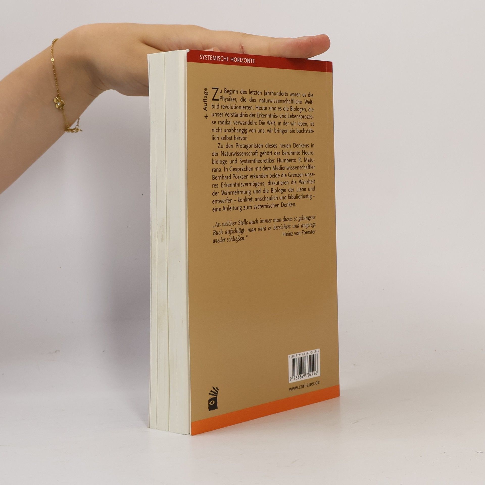 Humberto R. Maturana Systemische Horizonte: Vom Sein zum Tun
