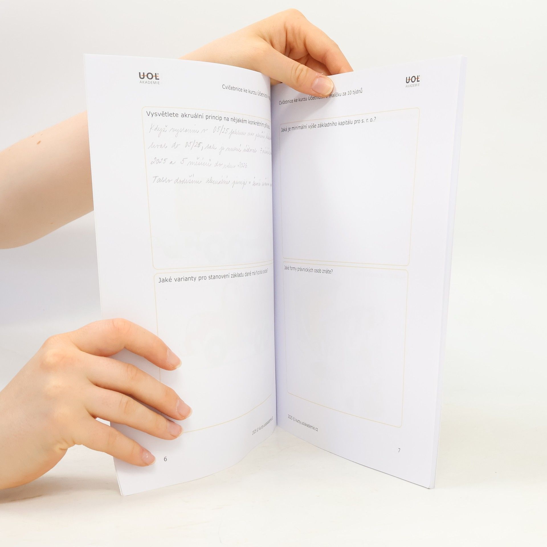 Various authors Cvičebnice účetnictví ke kurzu v malíčku za 10 týdnů