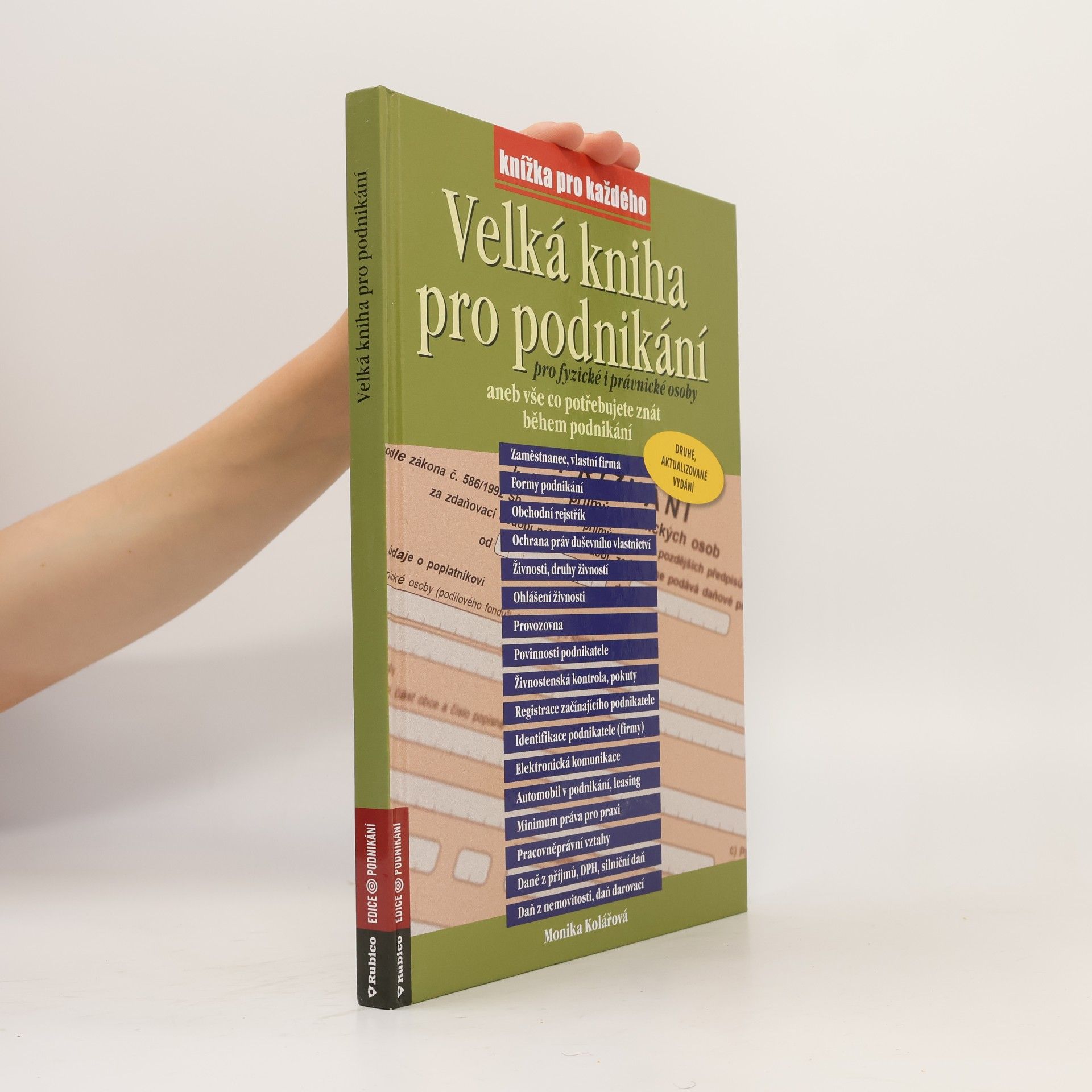 Monika Kolářová Velká kniha pro podnikání