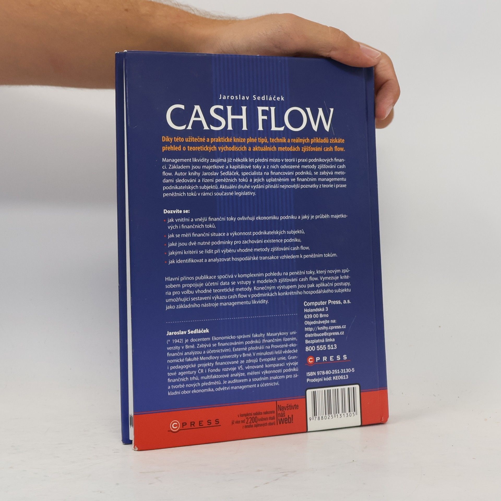 Jaroslav Sedláček Cash flow