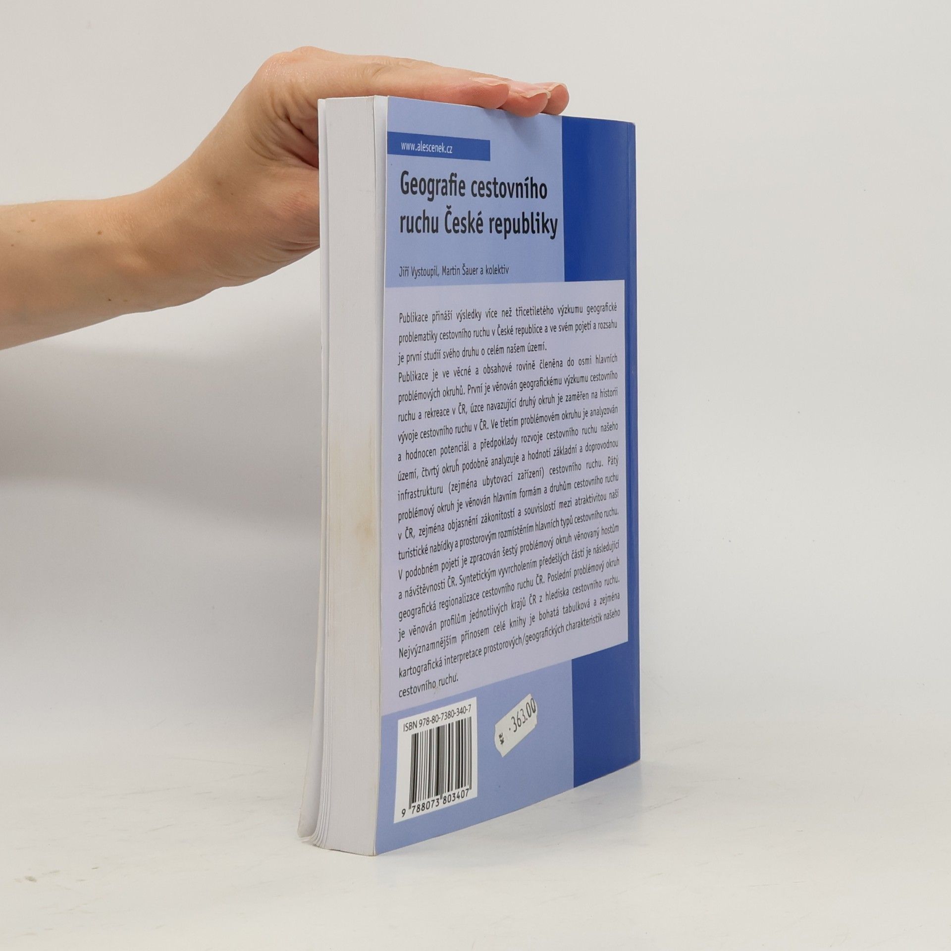 Jiří Vystoupil Geografie cestovního ruchu České republiky