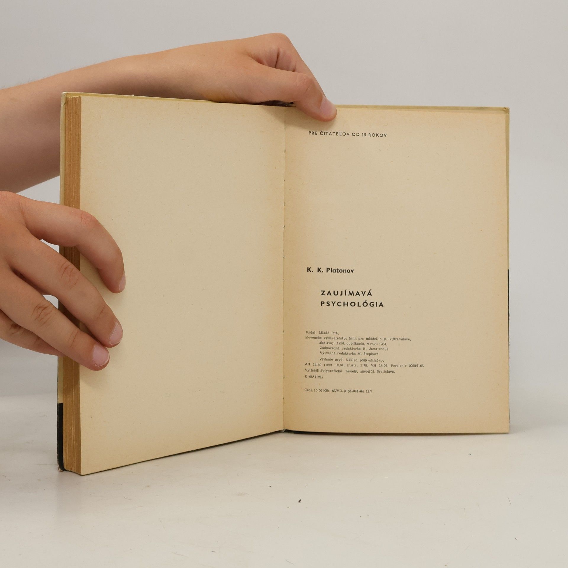 Konstantin Konstantinovič Platonov Zaujímavá psychológia
