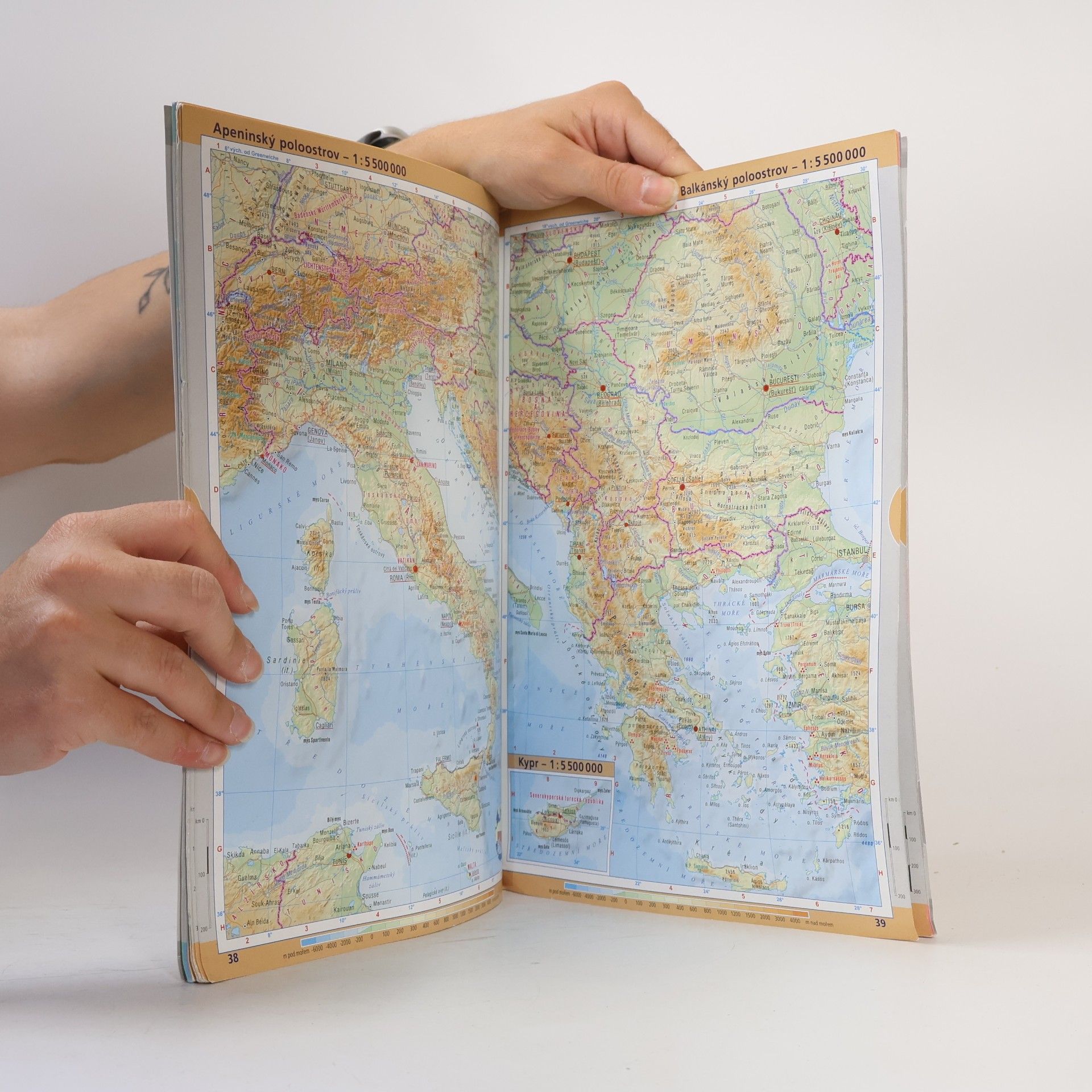 Kolektiv autorů Školní atlas Česká republika a Evropa