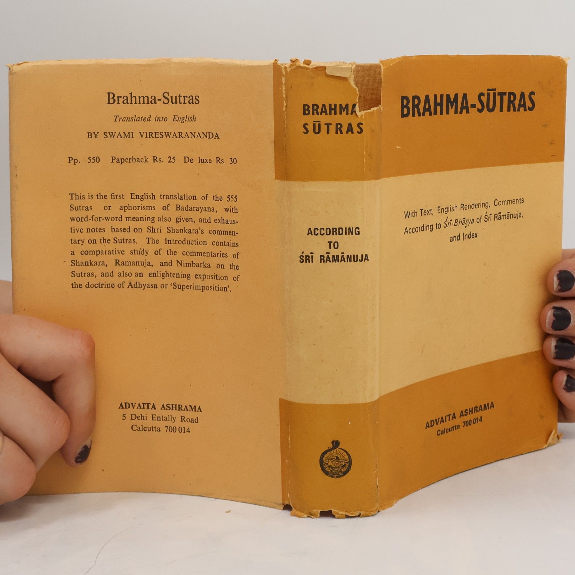 Swami Vireswarananda Brahma-Sūtras