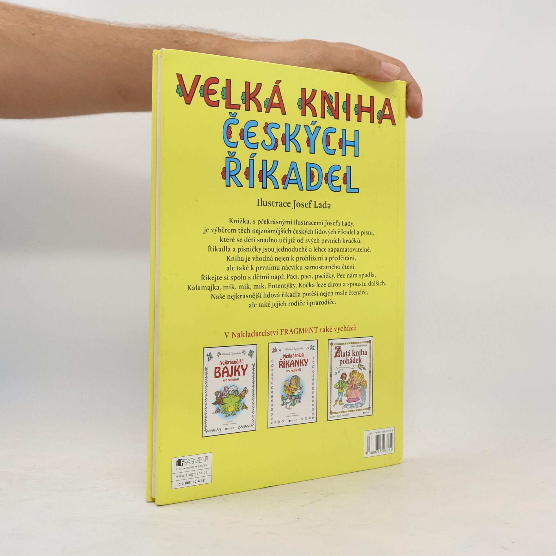 Josef Lada Velká kniha českých říkadel : říkadla, písničky, rozpočítadla