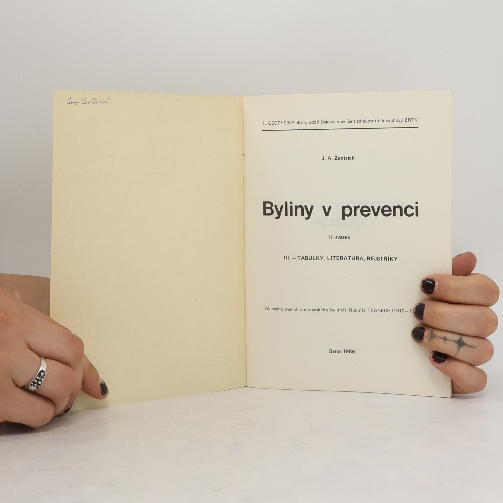 Josef Antonín Zentrich Byliny v prevenci II. svazek