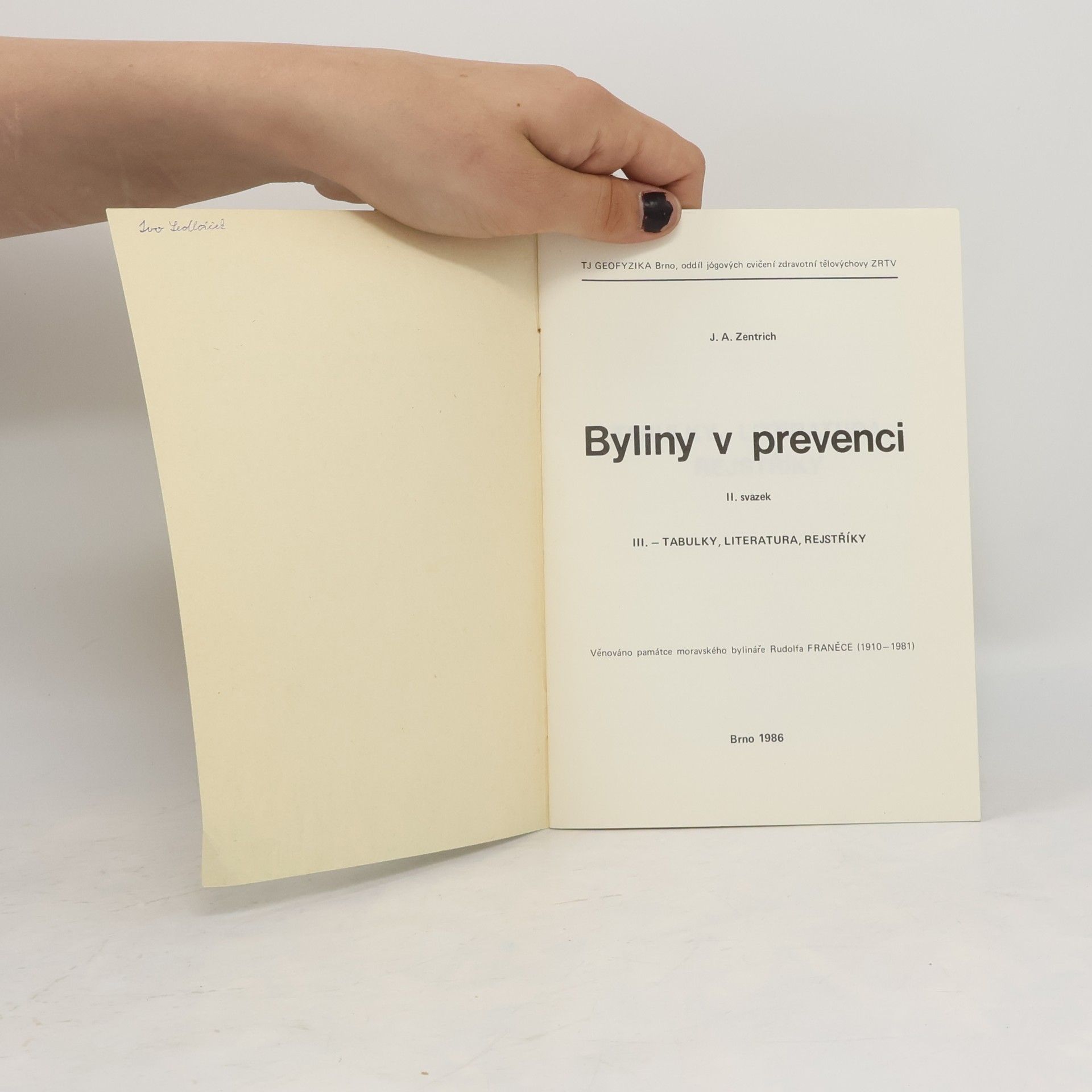 Josef Antonín Zentrich Byliny v prevenci II. svazek