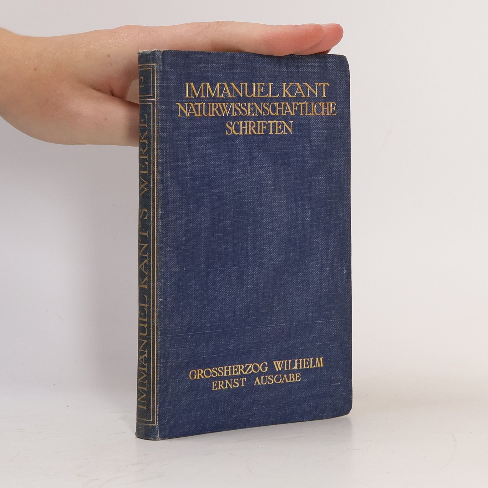 Immanuel Kant Naturwissenschaftliche Schriften