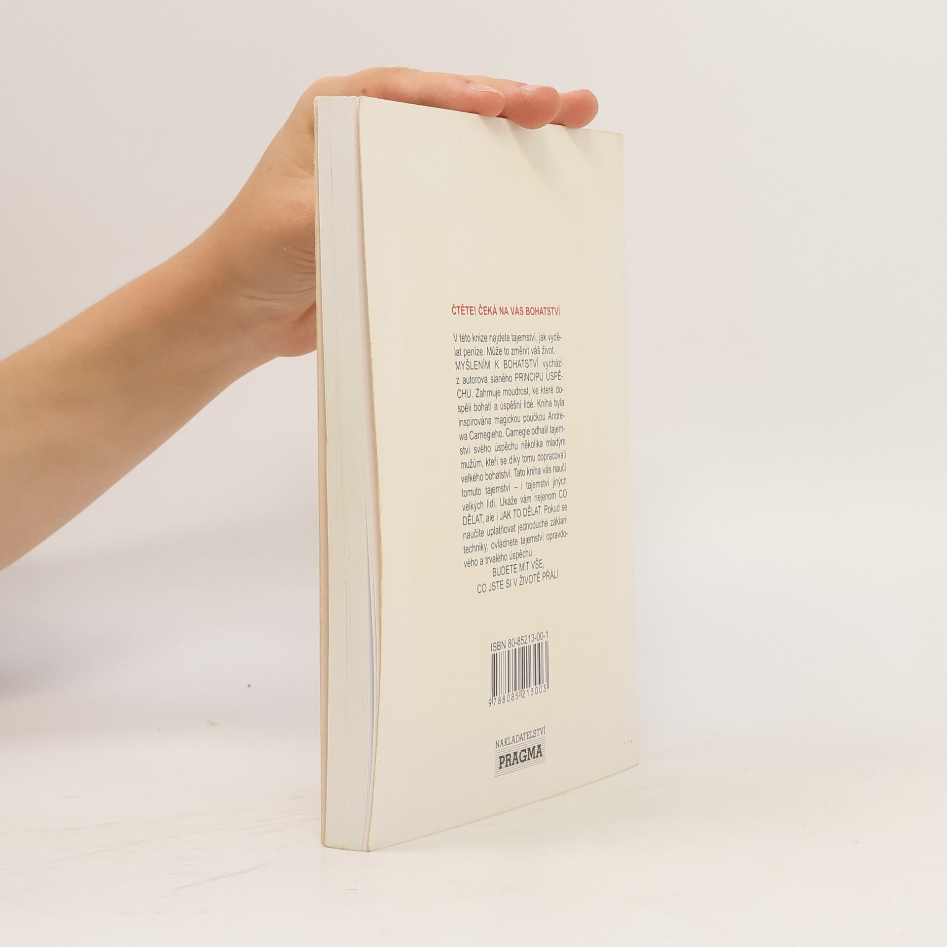 Napoleon Hill Myšlením k bohatství