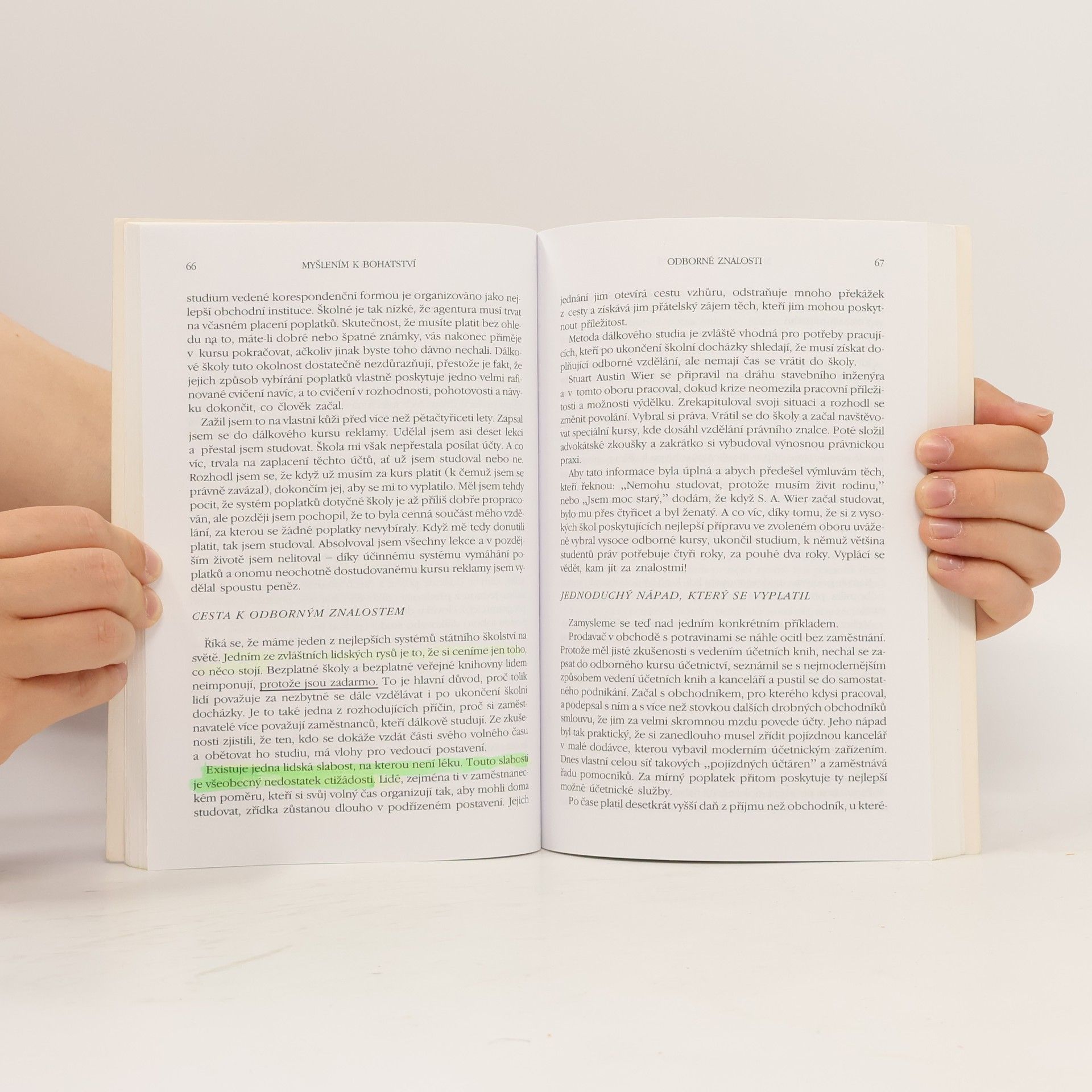 Napoleon Hill Myšlením k bohatství