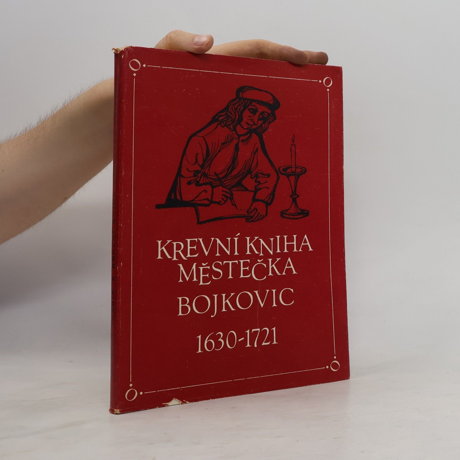 Krevní kniha městečka Bojkovic. 1630-1721