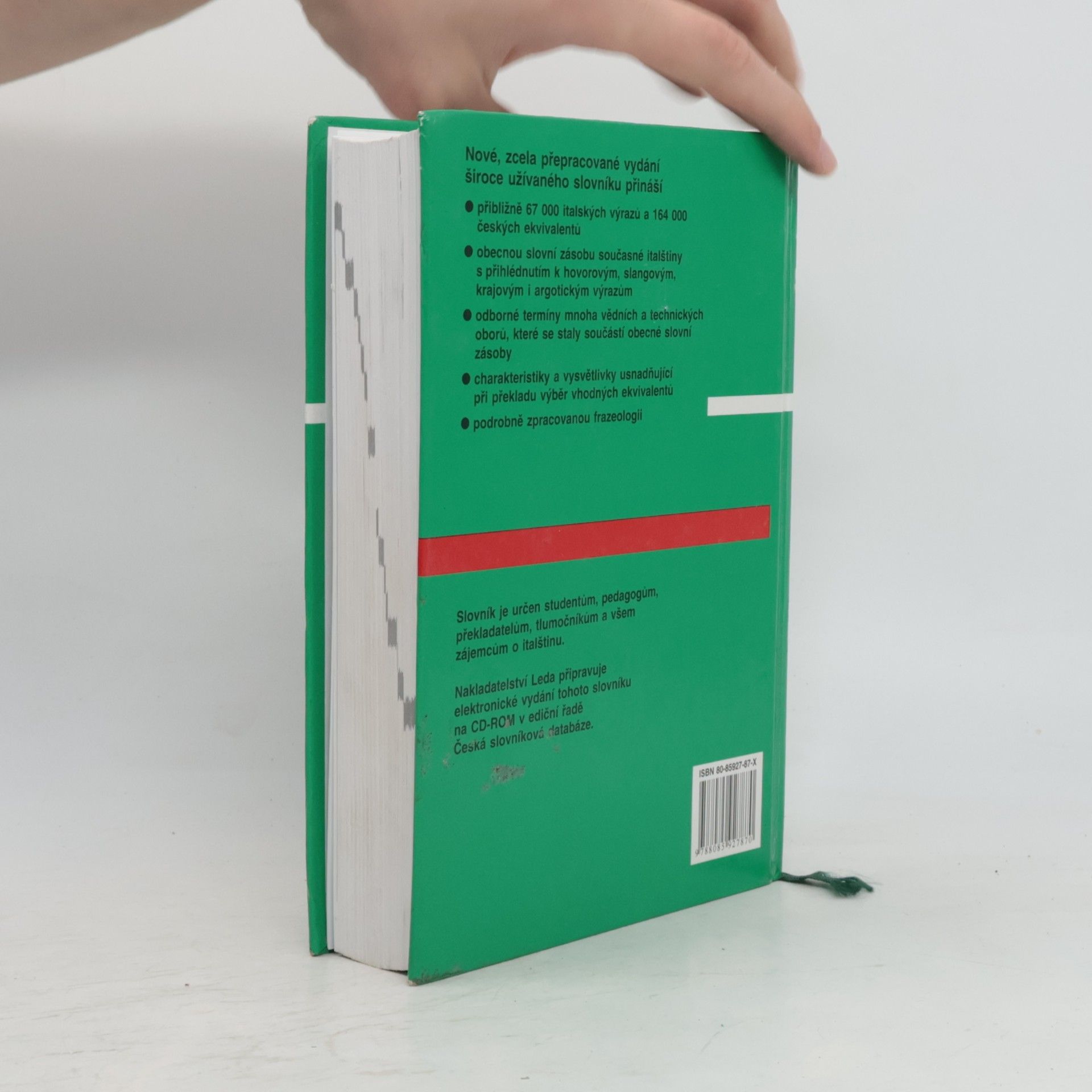 Jaroslav Rosendorfský Italsko-český slovník = Dizionario italiano-ceco