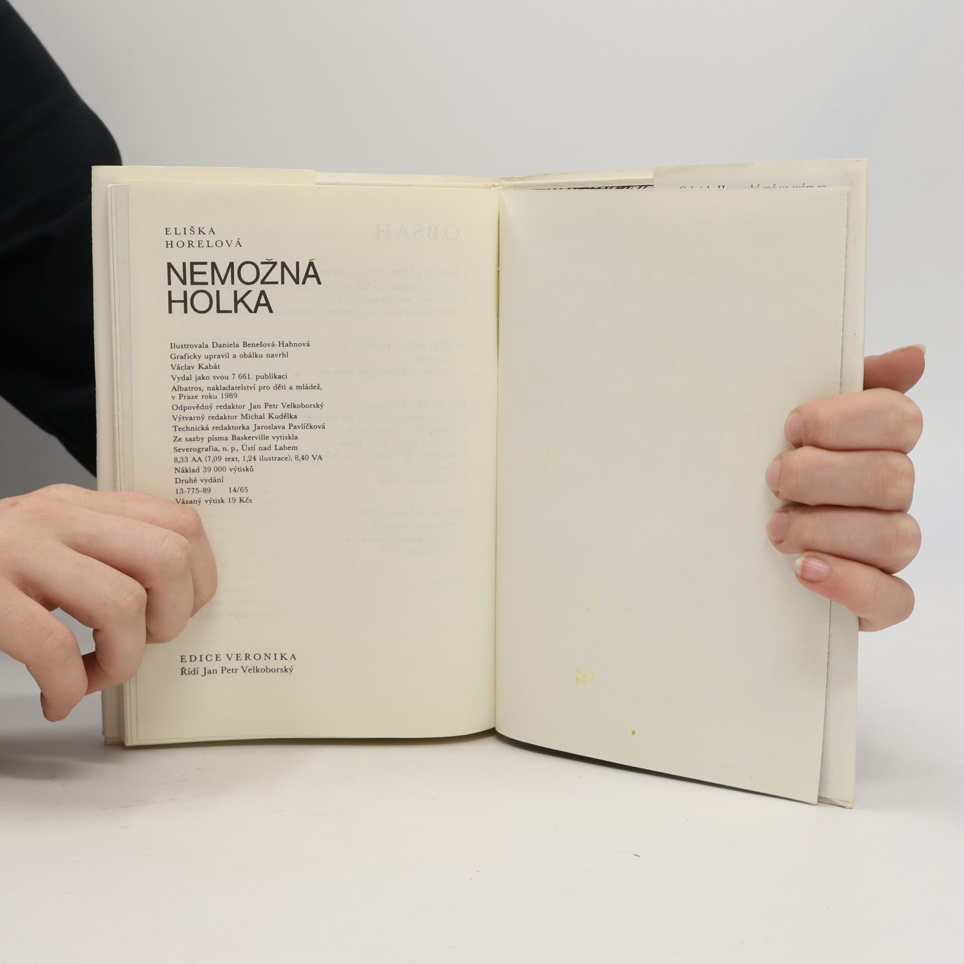 Horelová Eliška Nemožná holka