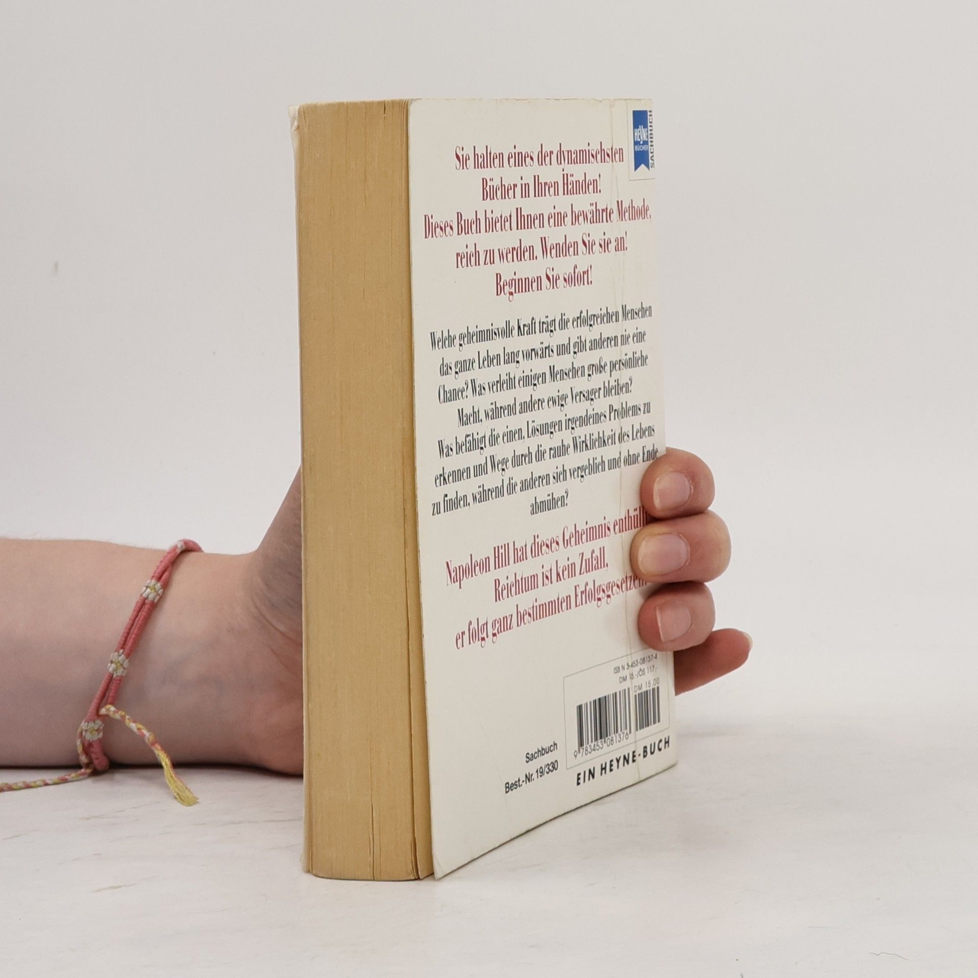 Napoleon Hill Denke nach und werde reich