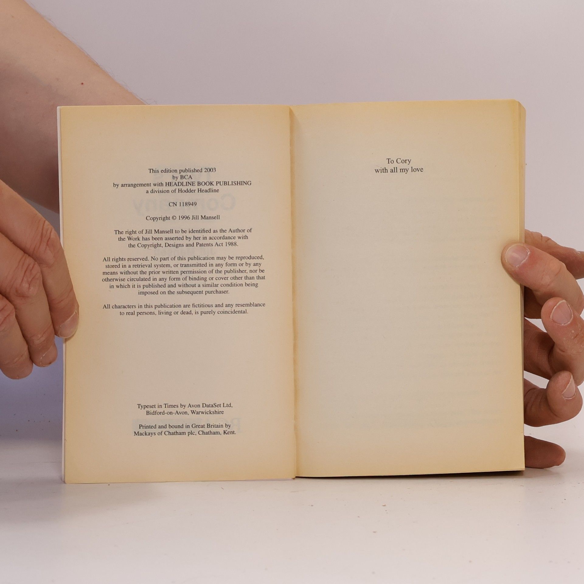 Jill Mansell Two's Company