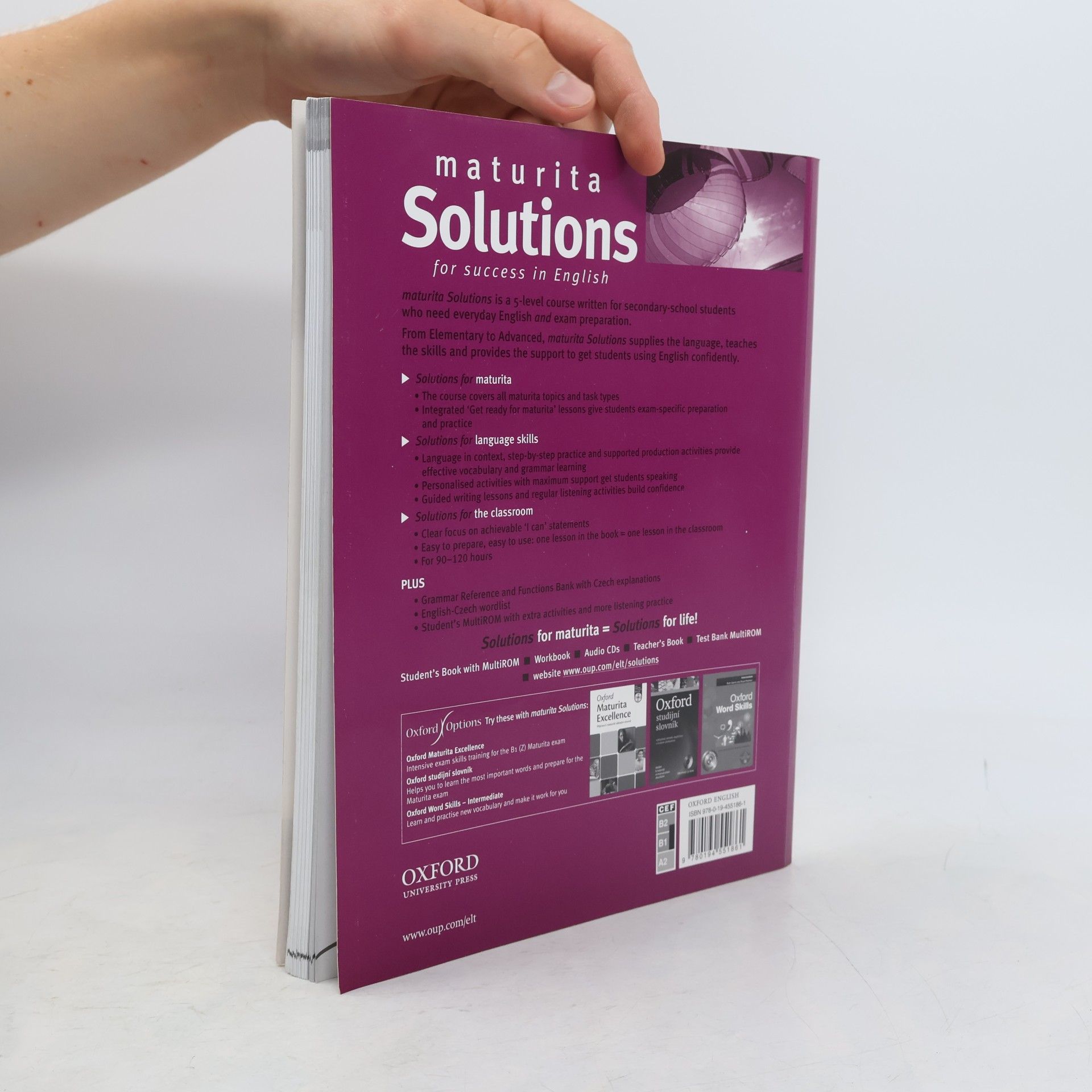 Jane Hudson Maturita Solutions. Intermediate Workbook