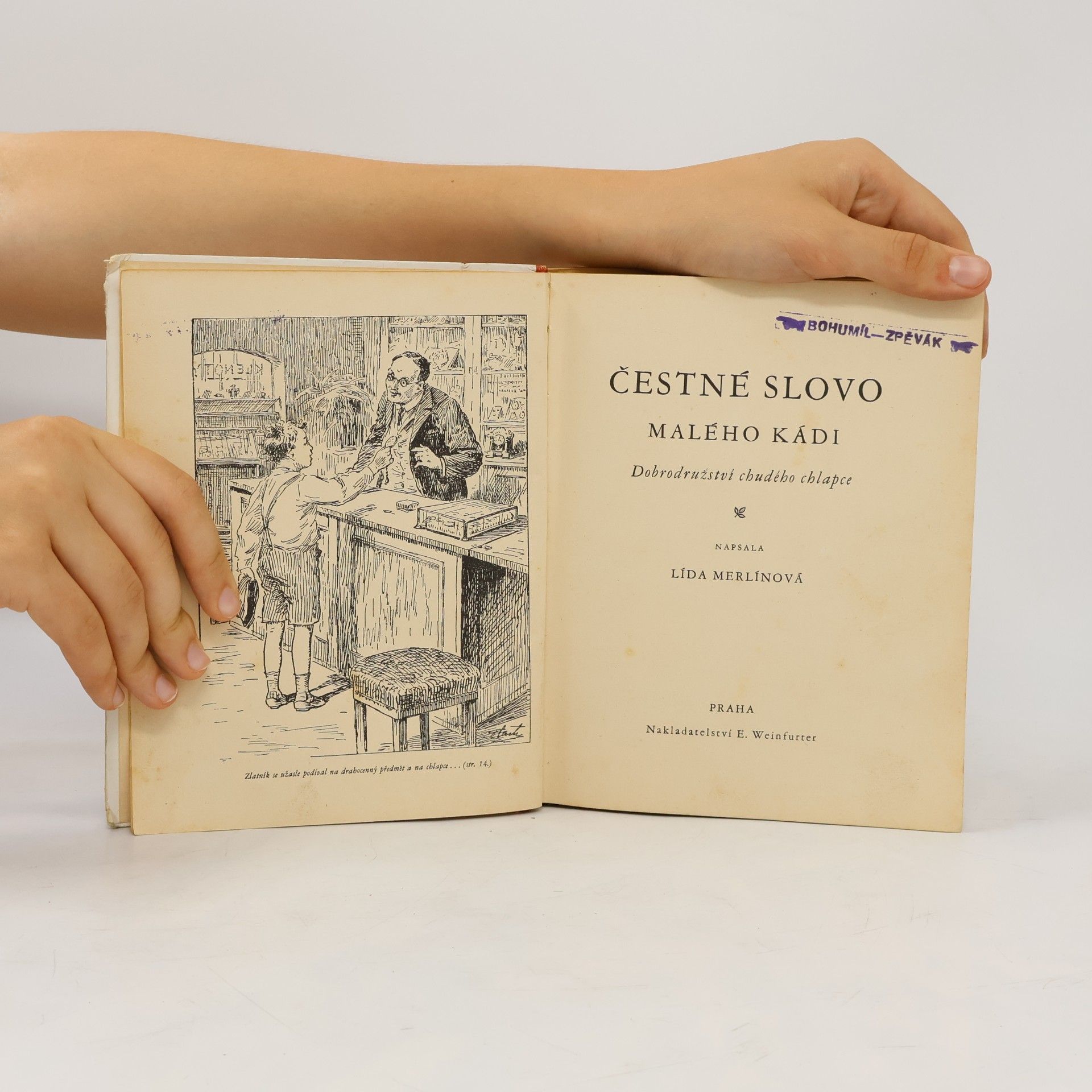 Lída Merlínová Čestné slovo malého Kádi