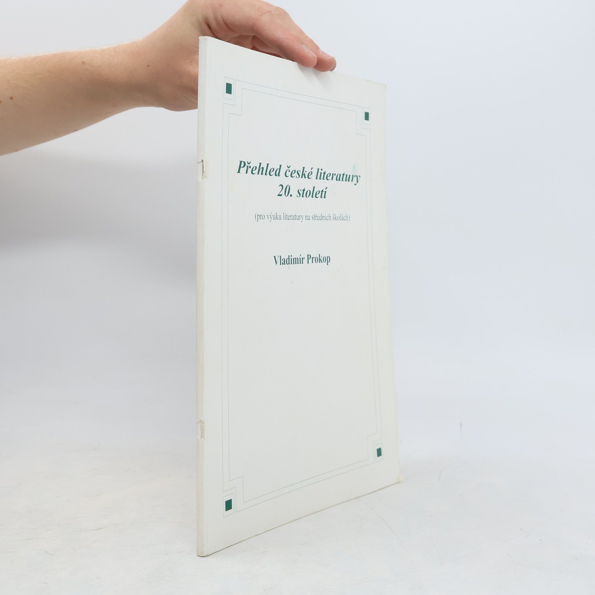 Vladimír Prokop Přehled české literatury 20. století