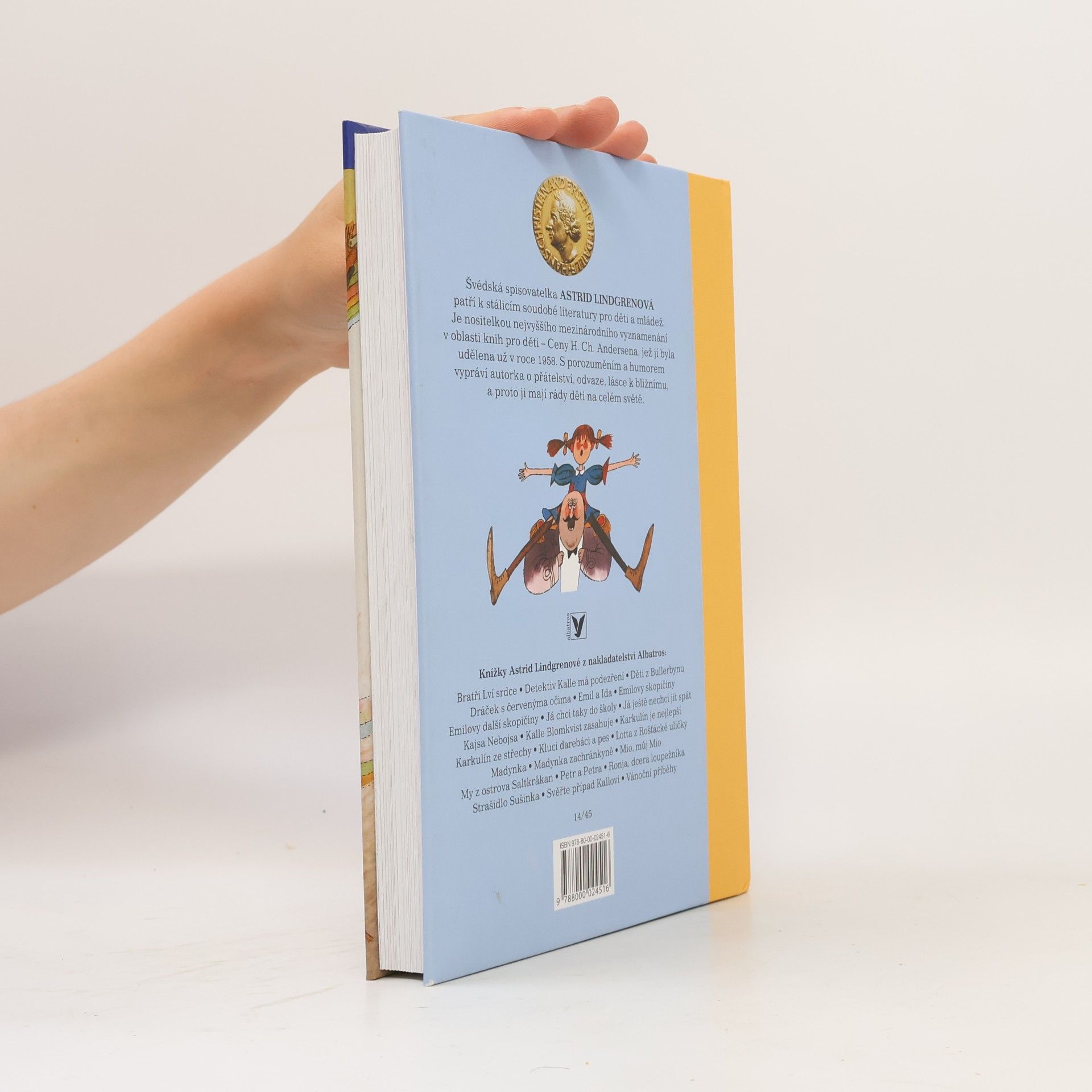 Astrid Lindgren Pipi Dlouhá punčocha