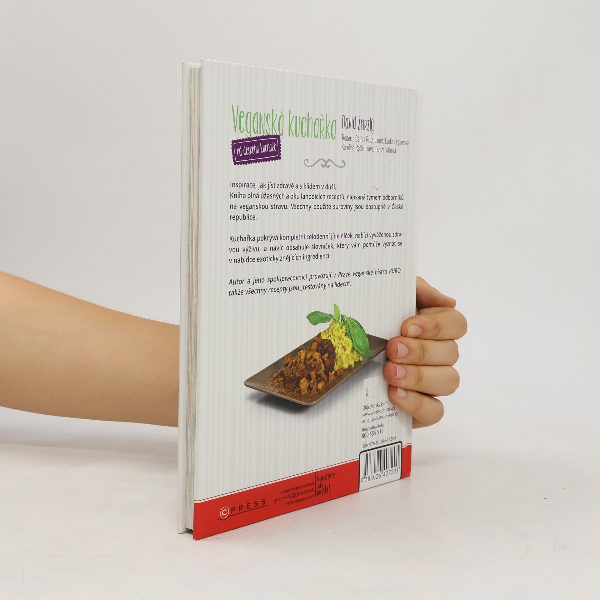 David Zmrzlý Veganská kuchařka: Od českého kuchaře